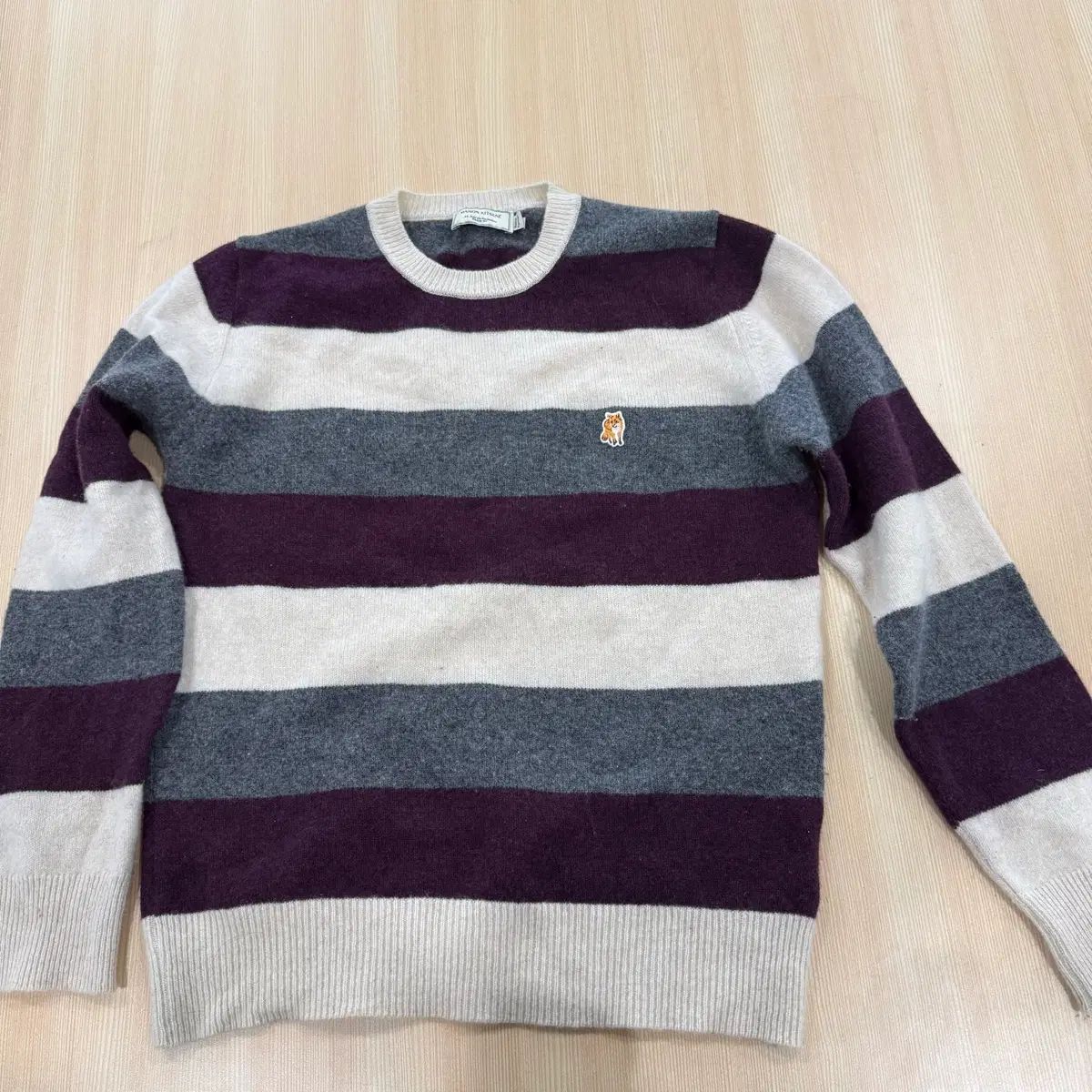 メゾンキツネ ニット ストライプ 10,905円