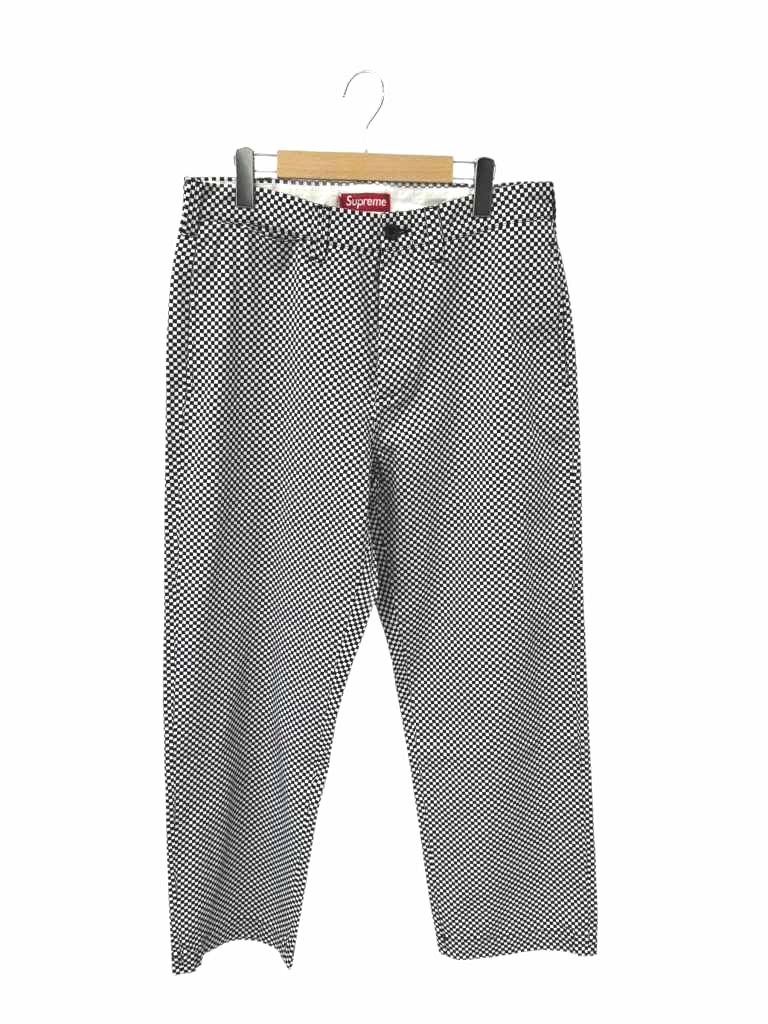 シュプリーム SUPREME 26AW Chino Pant White Checkerboard ホワイト チェッカーボード チノパンツ 32 マルチカラー ブランド古着ベクトル 中古☆AA★261009