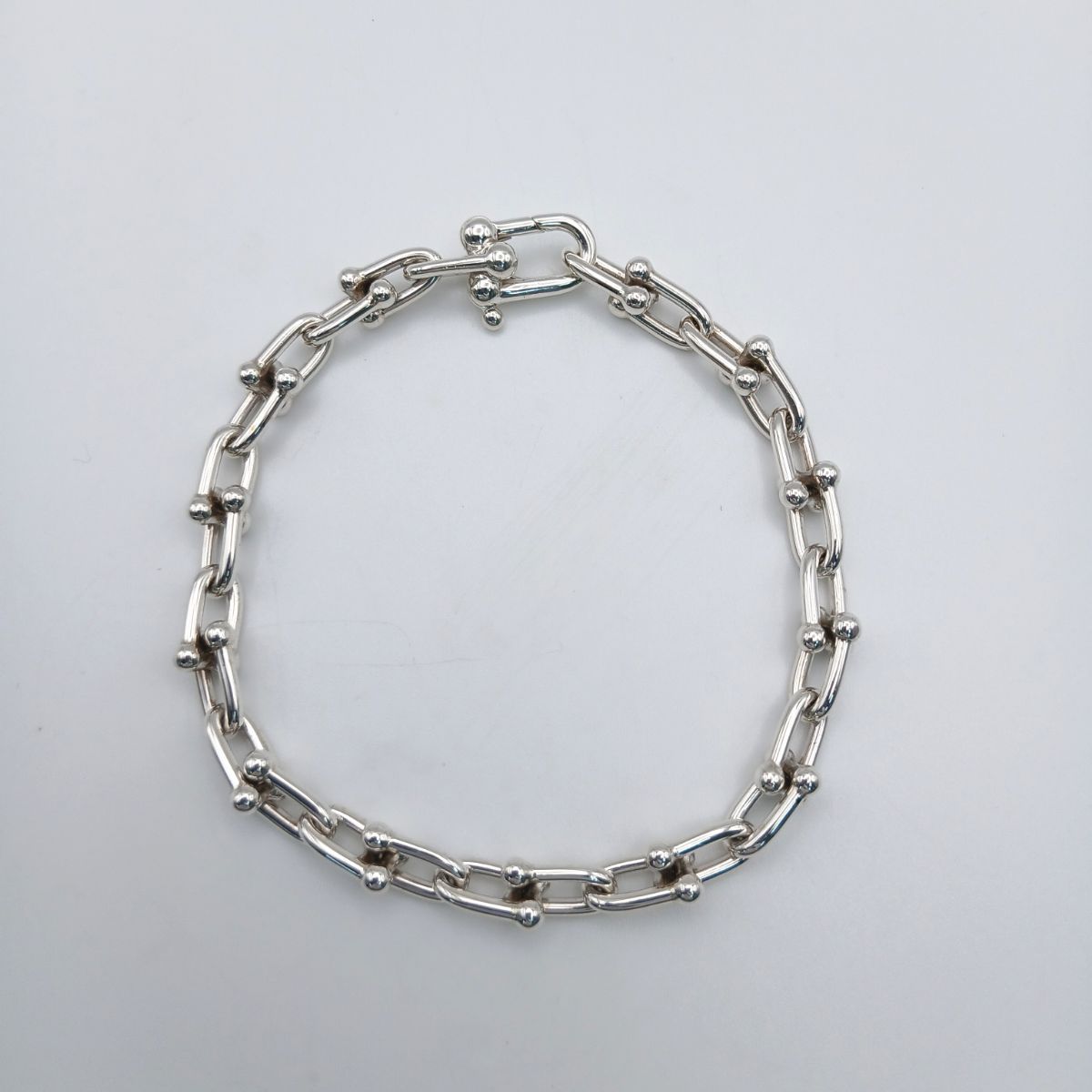 TIFFANY&Co. ティファニー ハードウェア スモールリンク ブレスレット ブレスレット 60153085 レディース シルバー925 シルバー 中古 97,900円