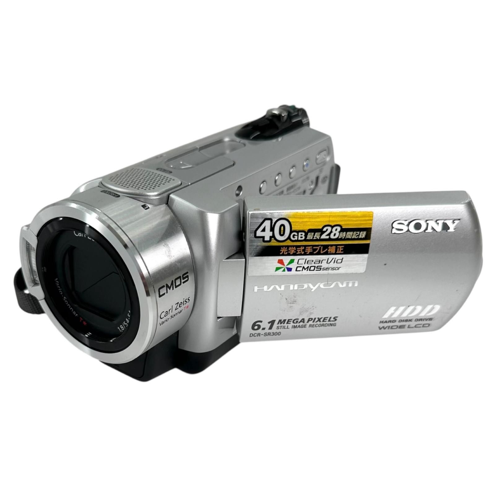 SONY HANDYCAM DCR-SR300 ビデオカメラ ソニー HDDハンディカム DCR