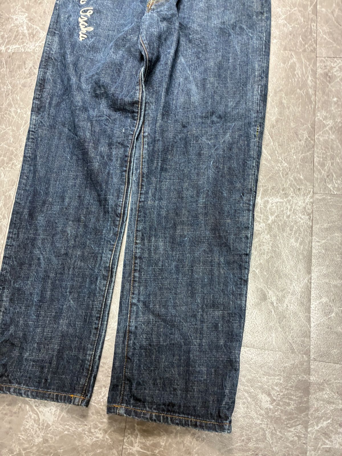evisu エビスジーンズ W36 セルビッチ 赤耳 ボタンフライ カモメ 