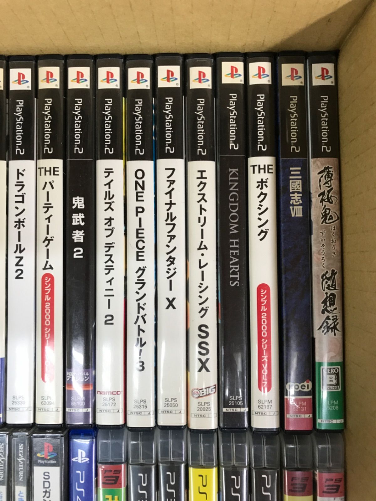 さ*♪様 レトロゲームソフト 大量セット まとめ売り　ジャンク　傷有り　動作未確 ☆ジャンク ゲームソフト 種類色々 まとめ売り！！ PS2・セガサターン