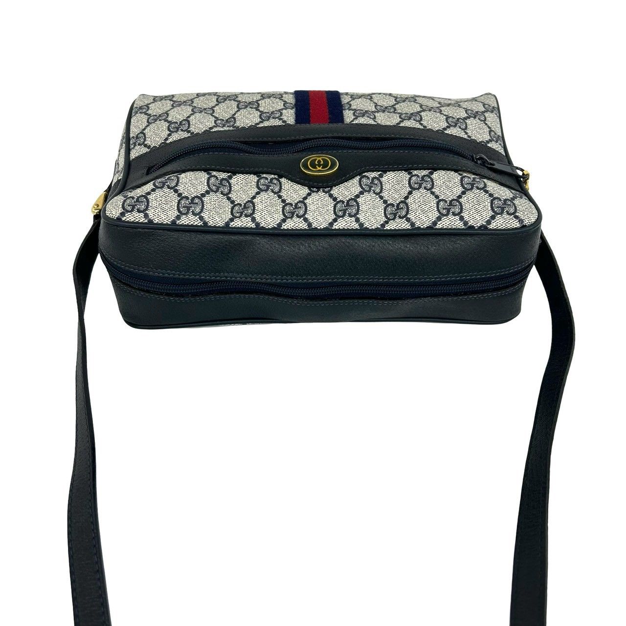 極 美品 GUCCI グッチ シェリーライン GG 柄 レザー 本革 ショルダー