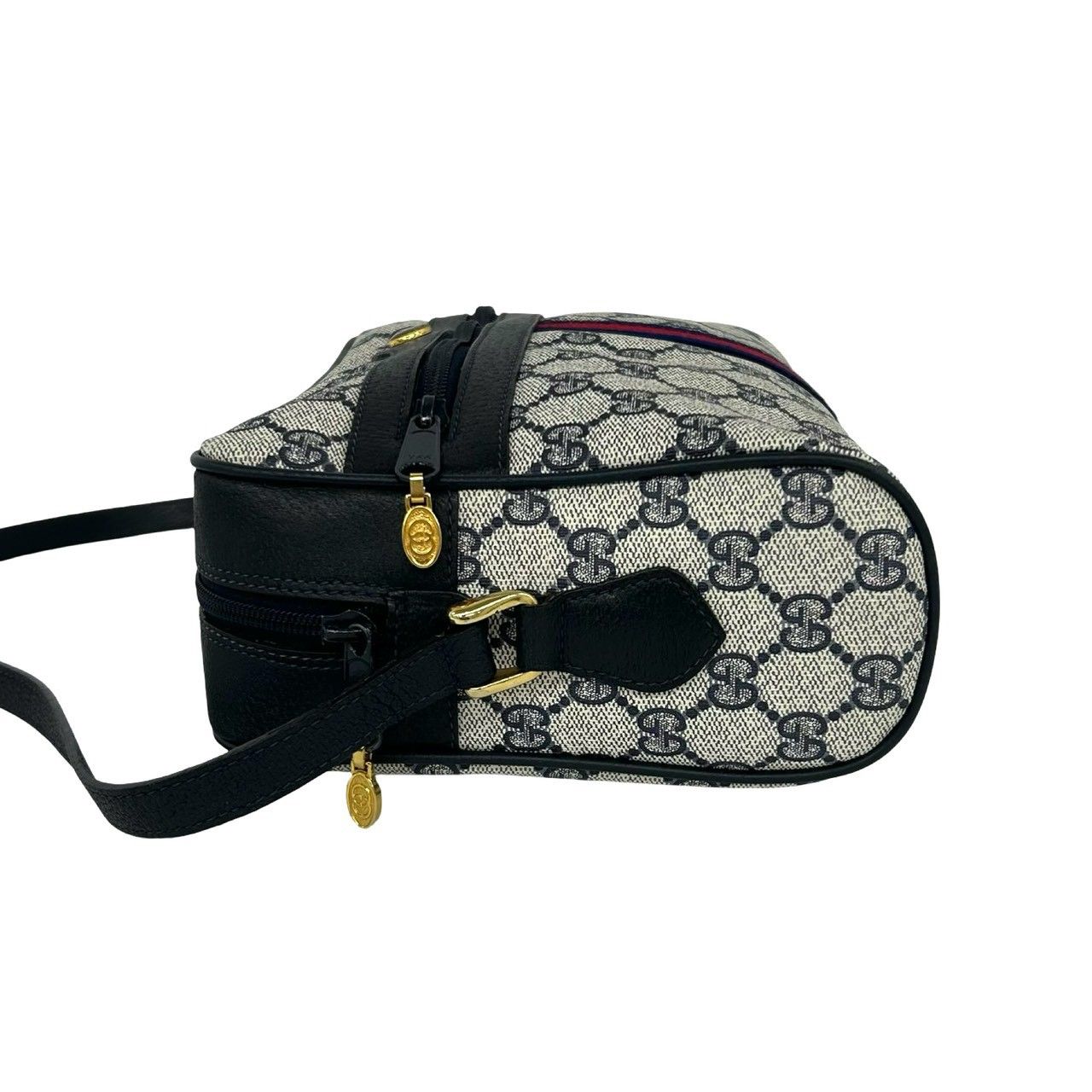 美品 GUCCI シマレザー GG ボディバッグ シェリーライン グッチ 極 美品 GUCCI グッチ シェリーライン GG 柄 レザー 本革 ショルダー