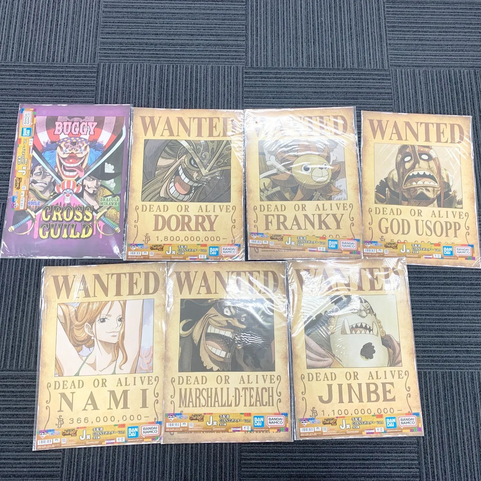一番くじ ワンピース -エルバフ編- GIANT BASH!! Vol.1 J賞 手配書