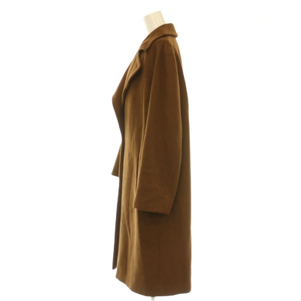 アニオナ AGNONA チェスターコート ロング アンゴラ カシミヤ混 42