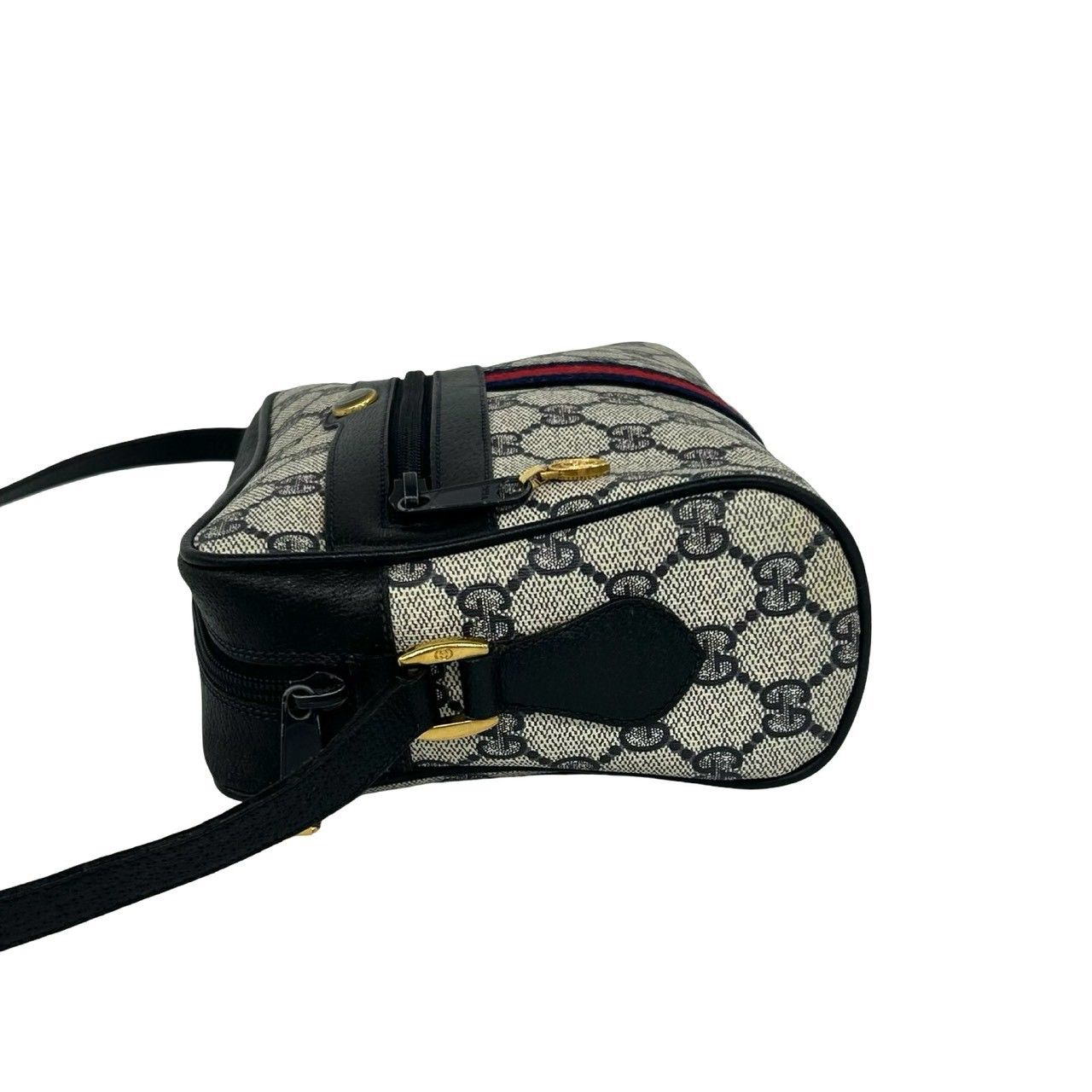 極 美品 GUCCI グッチ シェリーライン GG 柄 レザー 本革 ショルダー