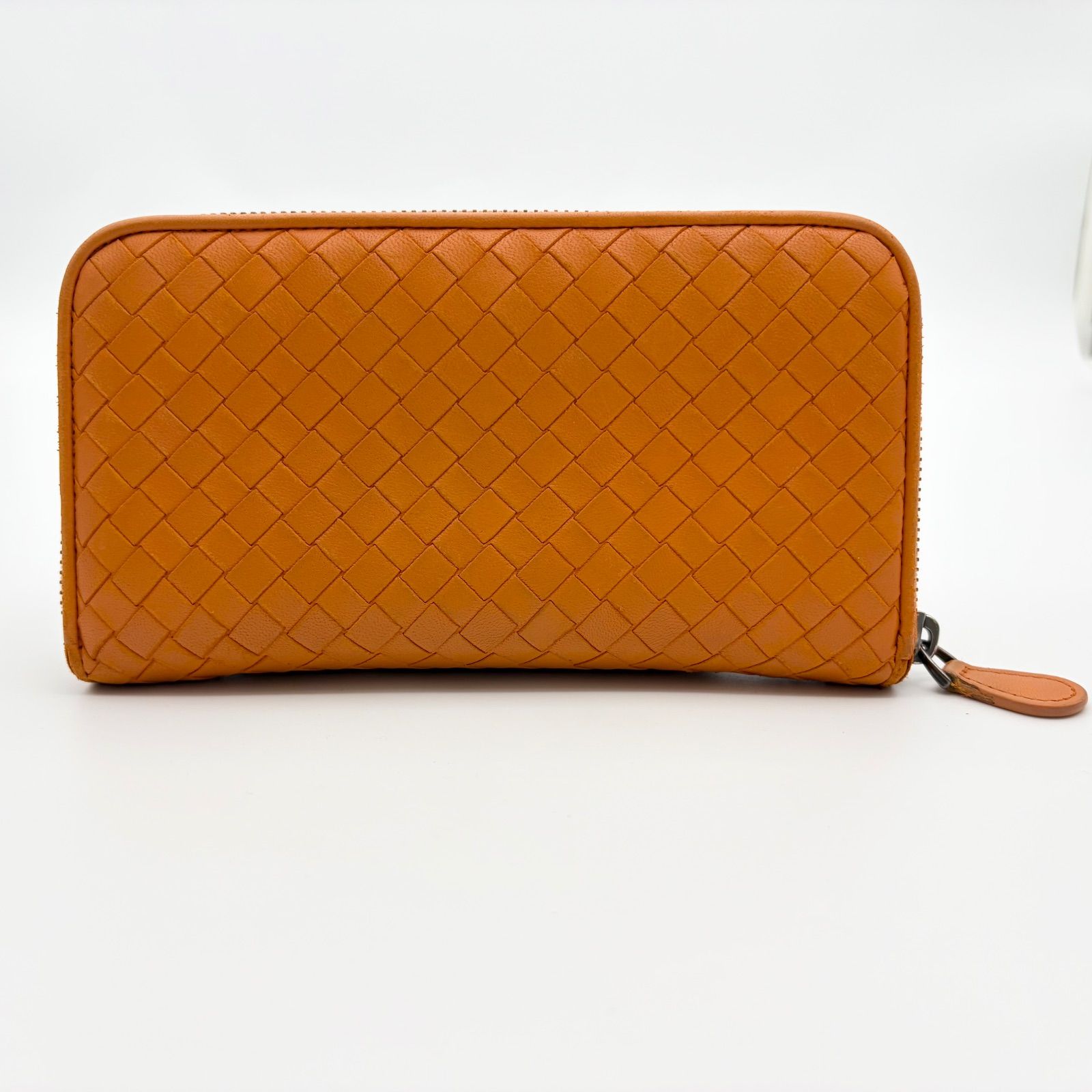 BOTTEGA VENETA ボッテガヴェネタ 長財布 イントレチャート オレンジ