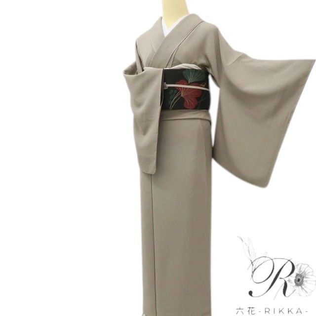 六花-RIKKA- 新品 正絹 万筋 仕付け糸付 さりげなく、でもちゃんと粋