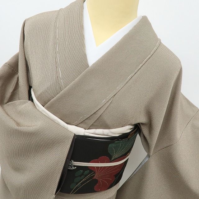 六花-RIKKA- 新品 正絹 万筋 仕付け糸付 さりげなく、でもちゃんと粋