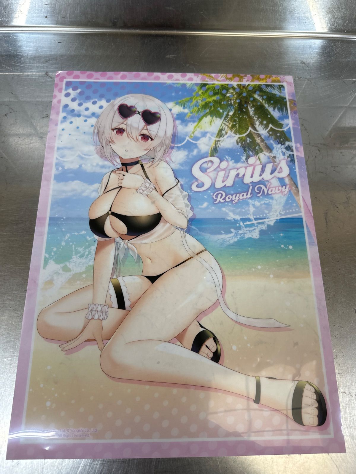 I1-03】◇ きゃらっとくじ アズールレーン A3サイズ クリアポスター