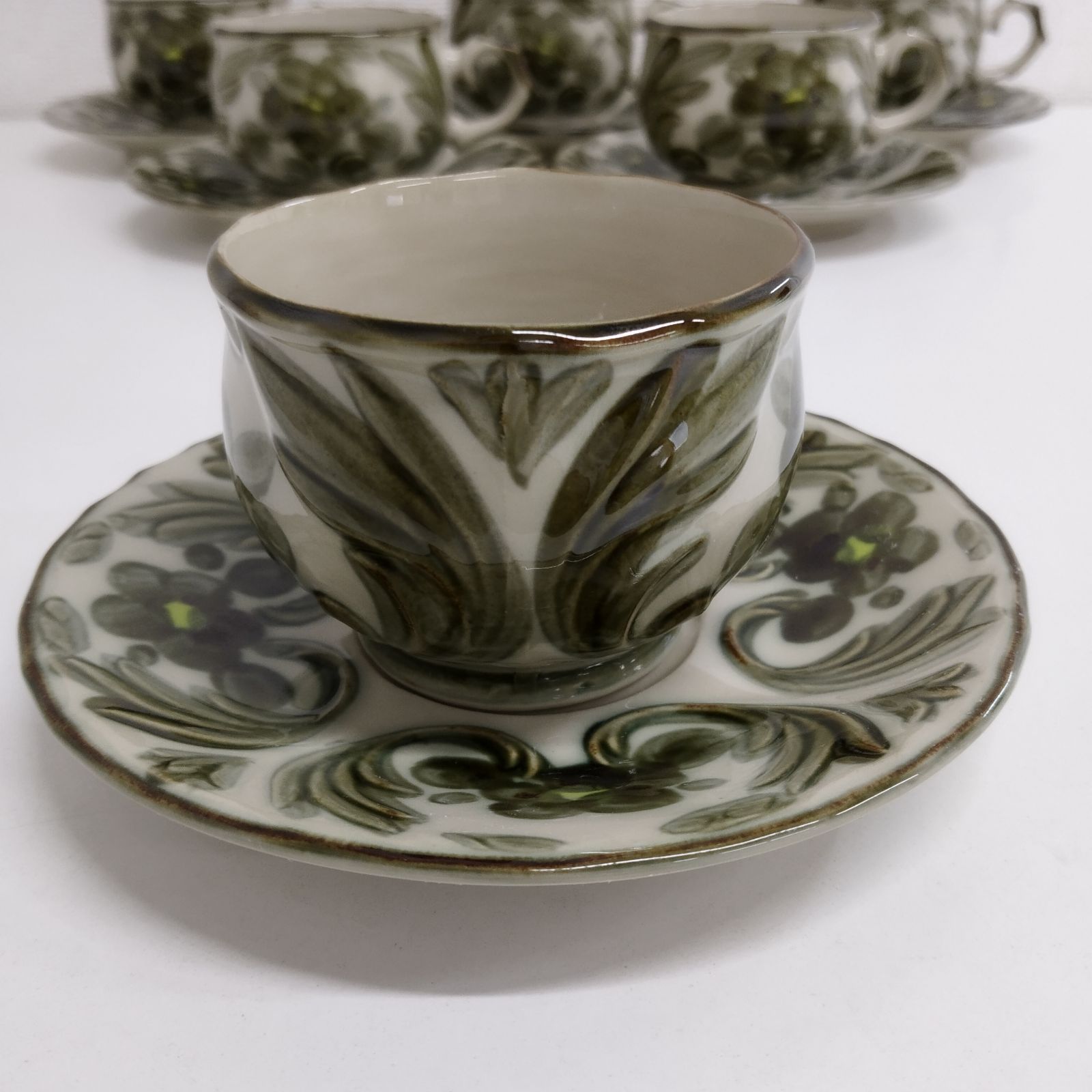 美濃の古陶 6客セット】美濃焼 ミノヤキ ヤマト陶器 カップ&ソーサー コーヒー