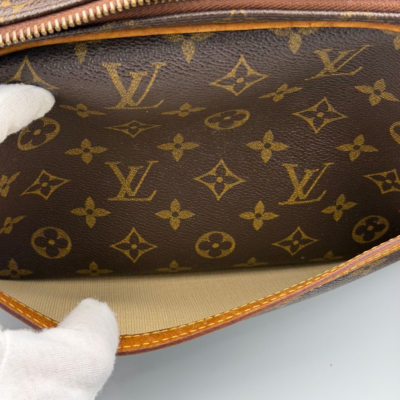LOUIS VUITTON モノグラム リポーターPM ショルダーバッグ ブラウン