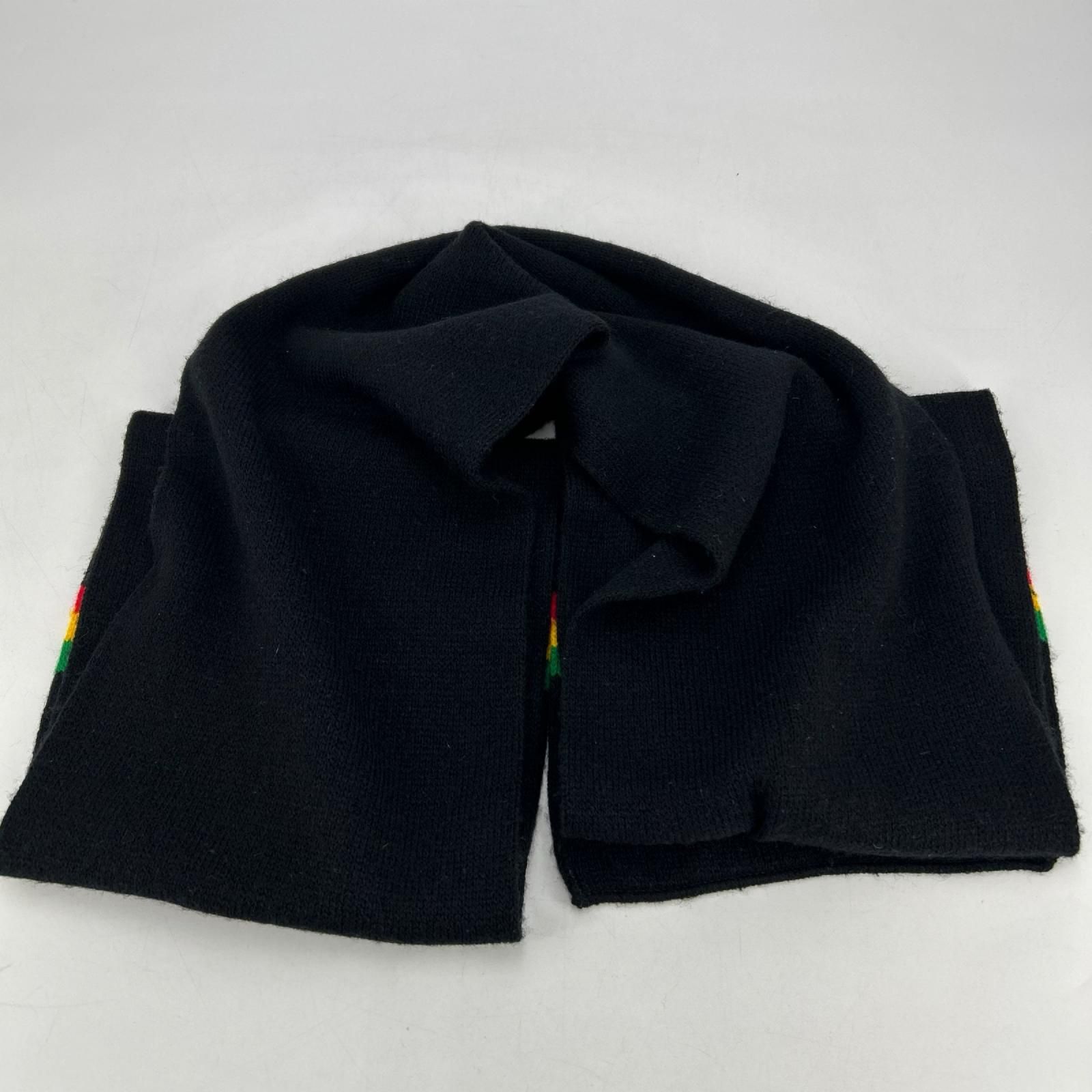 ステューシー　ブラック　マフラー イオン広店】 中古 STUSSY | ステューシー マフラー ブラック 【134