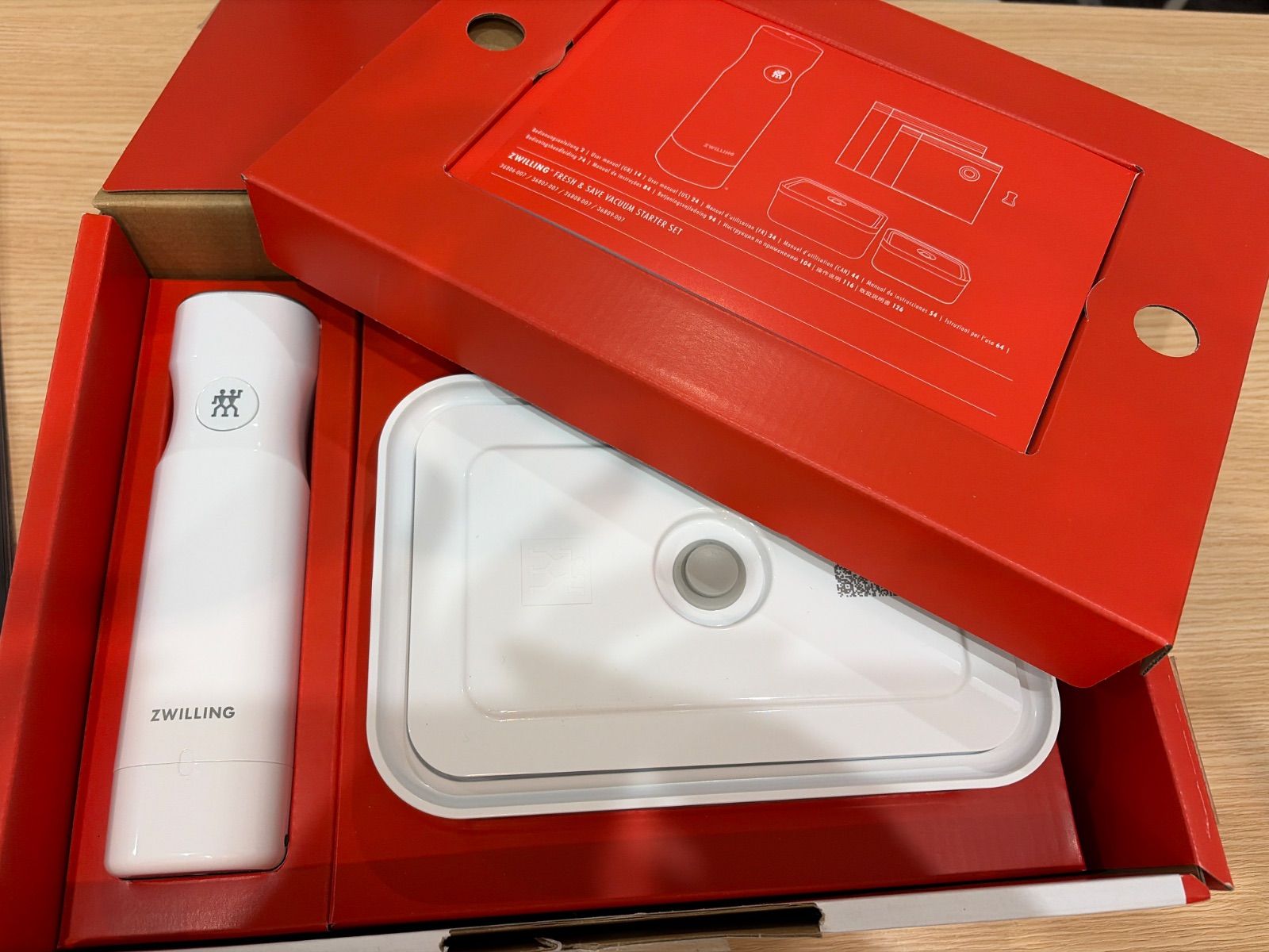 格安出品！】新品未使用✨ツヴィリング 真空パック機 スターター7点