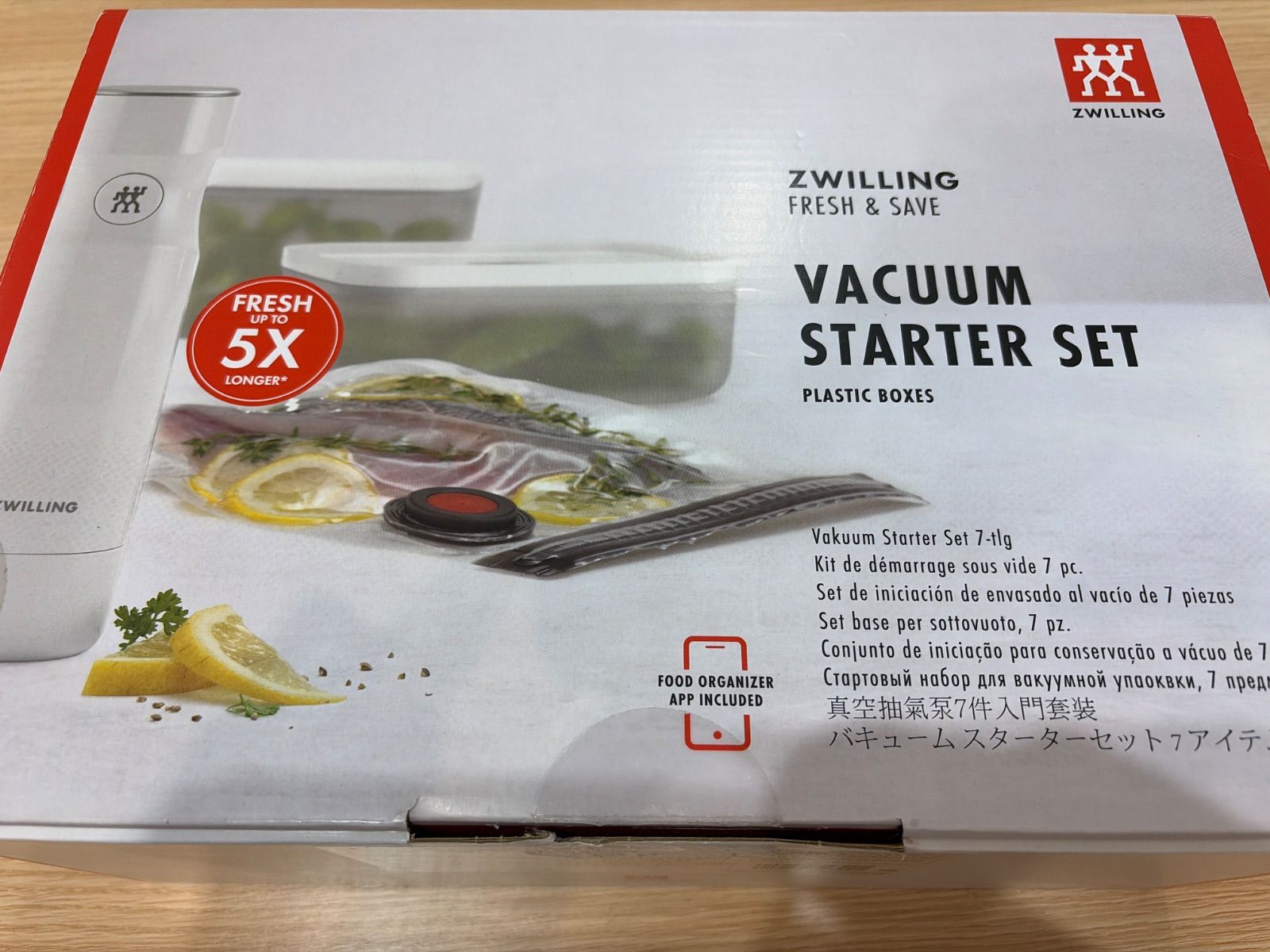 格安出品！】新品未使用✨ツヴィリング 真空パック機 スターター7点