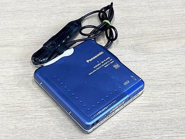 ジャンク品】 Panasonic SJ-MJ15 ポータブルMDプレーヤー - メルカリ