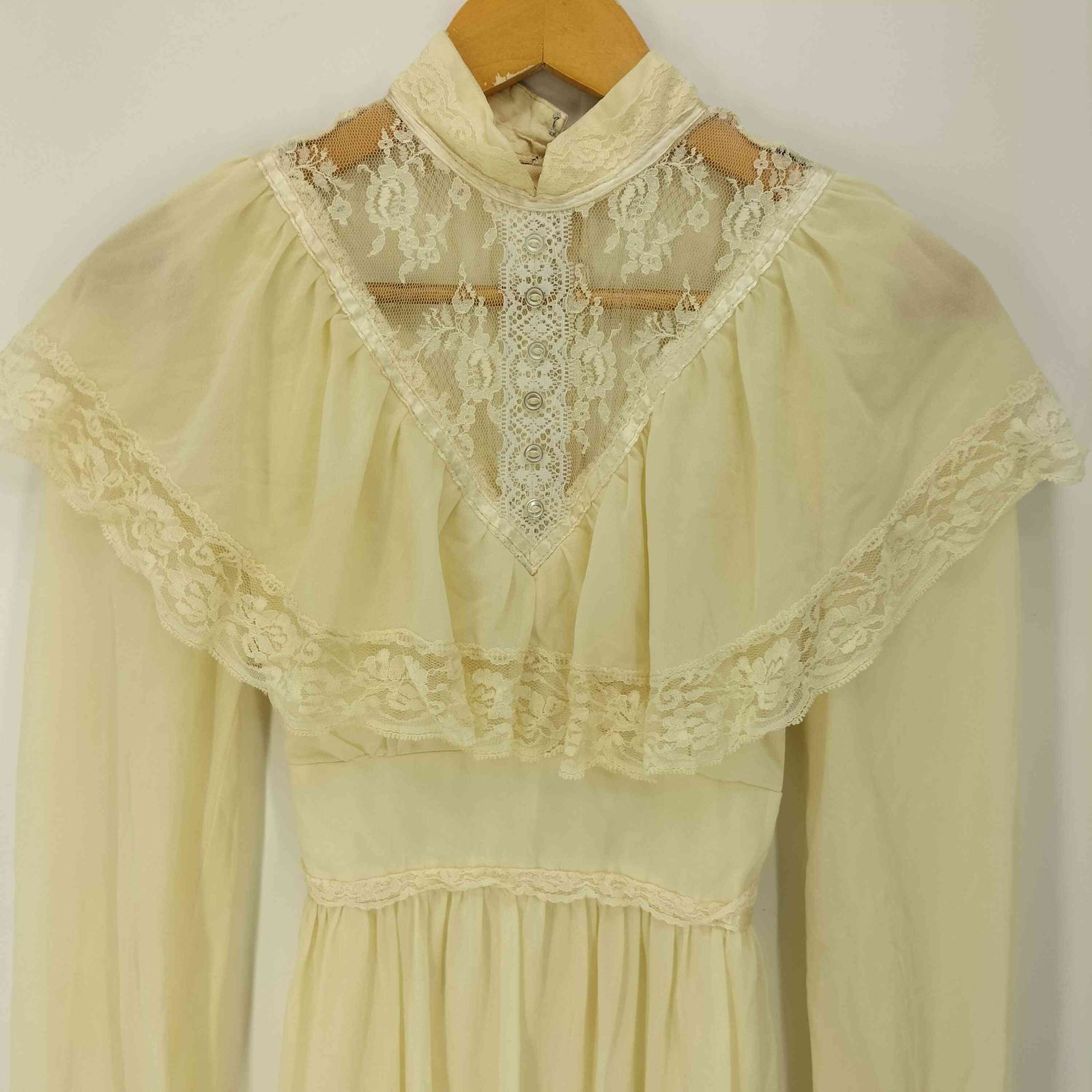 ガニーサックス GUNNE SAX 70S 紙タグ ロケットTALON 花柄レース