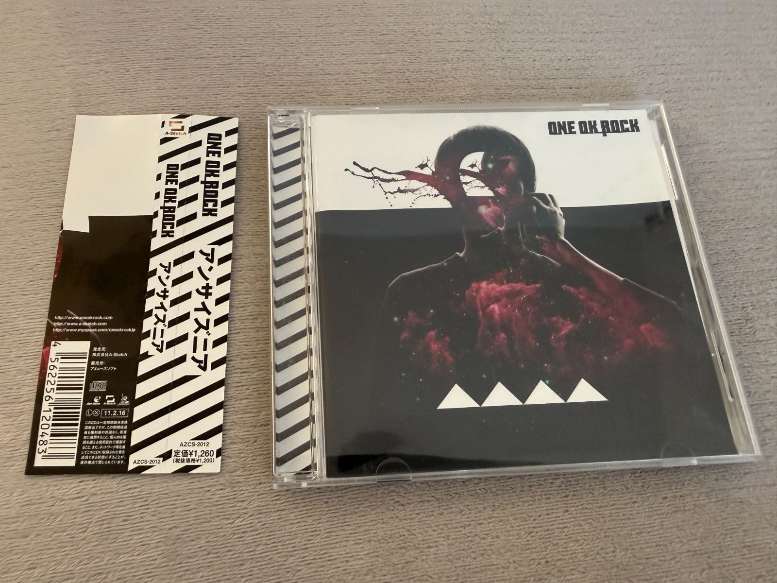 ONE OK ROCK CD 全シングル9枚セット アンサイズニア　ワンオク 帯・初回限定チラシ付・極美品】ワンオクロック アンサイズニア CD