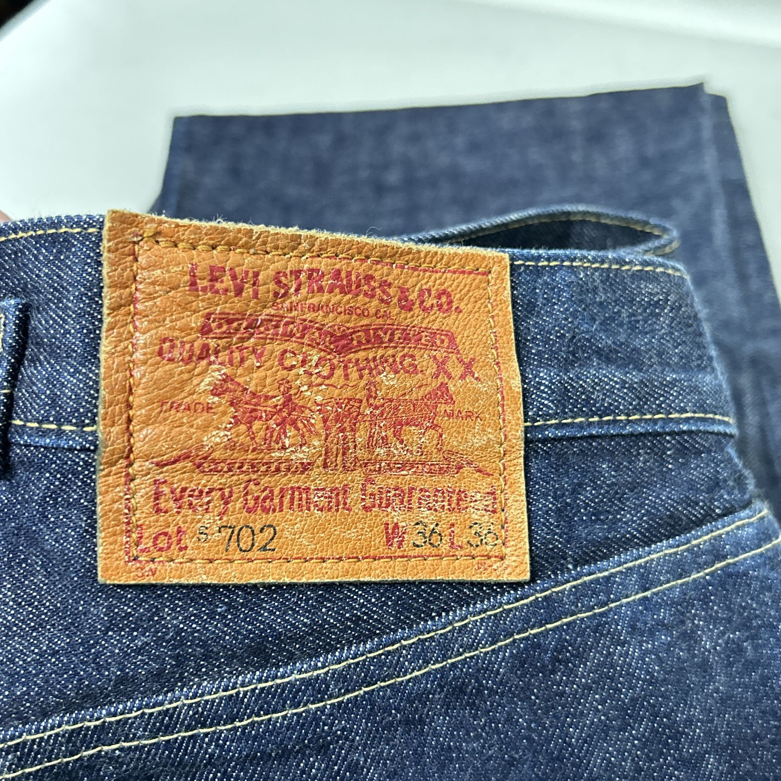 浜館76-2397] Levi's S702xx 復刻モデル 1998年製 日本製 初期 赤タブ