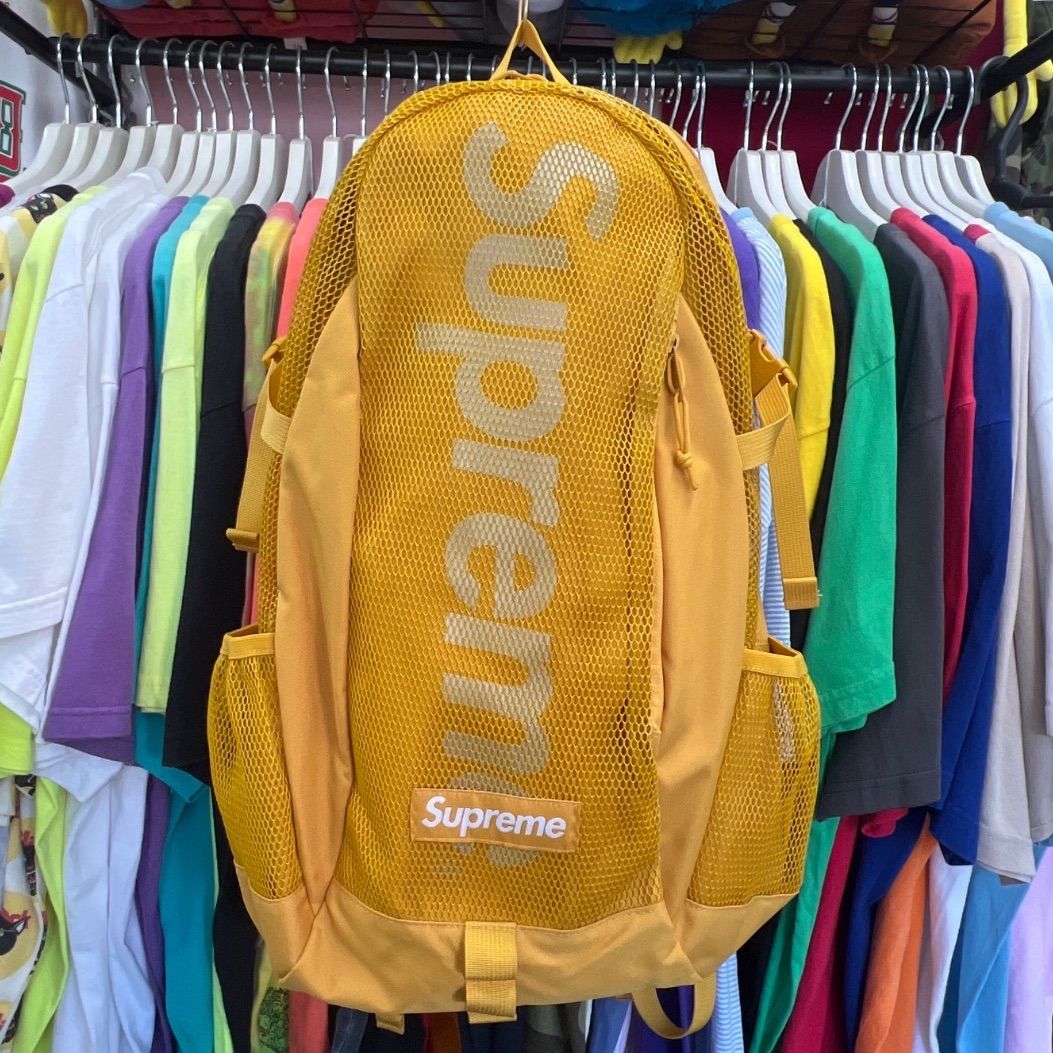 Supreme 20SS Backpack (Gold / Yellow) シュプリーム バックパック