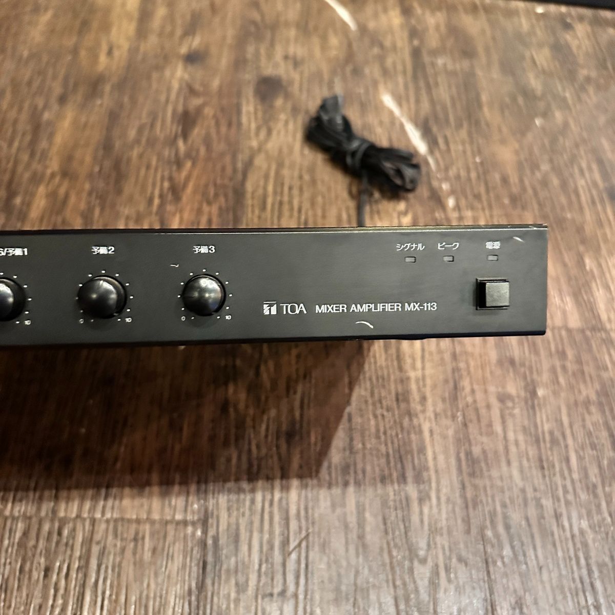 TOA MX-113 Pre-Amplifier Mixer マイクロホンミキサー トーア 動作品