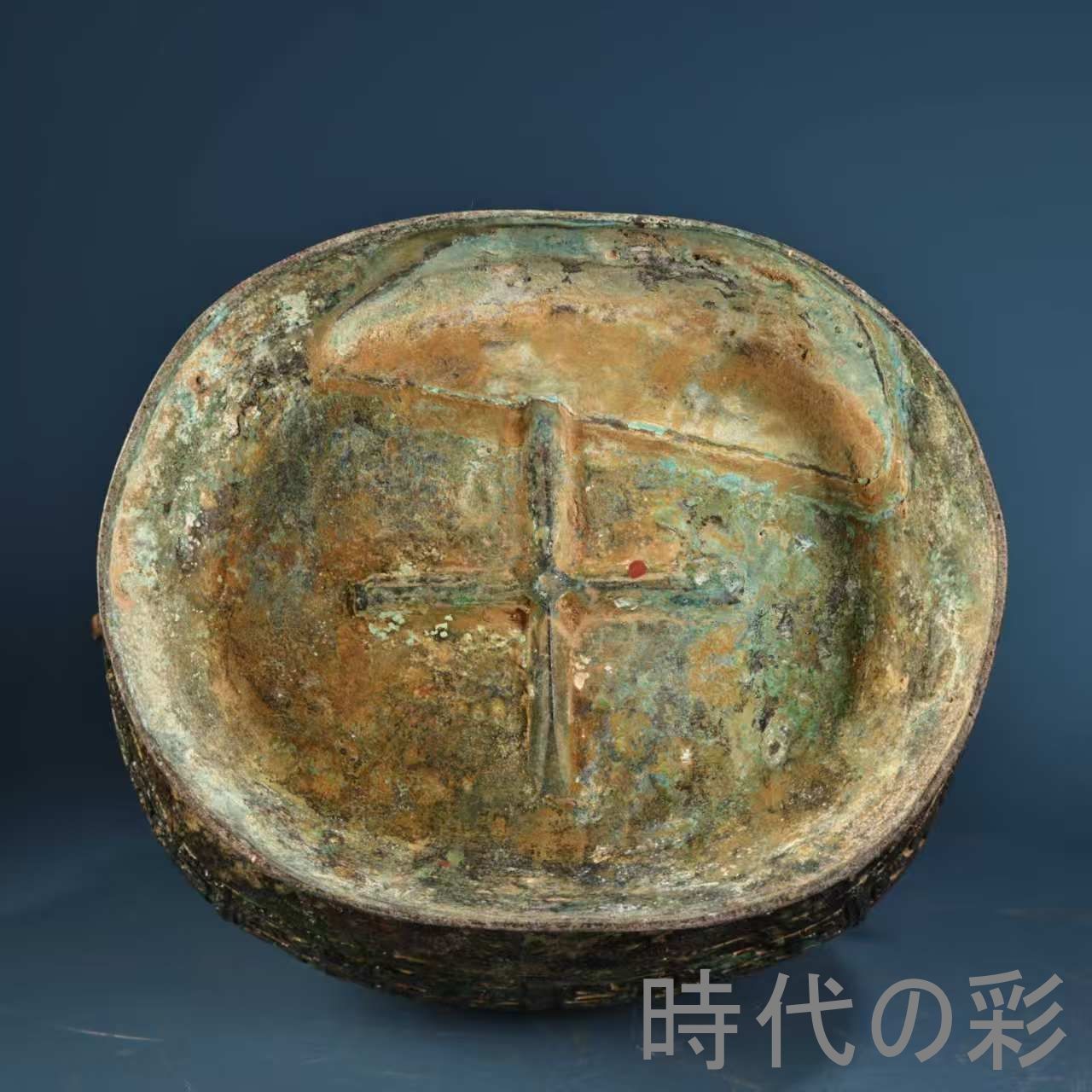 青銅虎耳罐・ブロンズ壺】中国古美術 青銅器 虎耳装飾 古典壺 伝統工芸