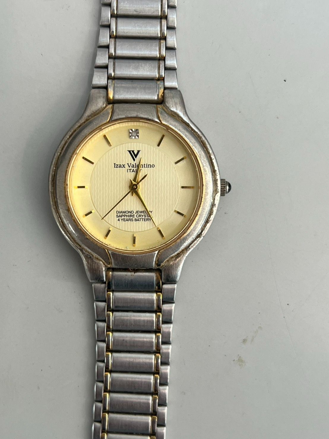 Izax Valentino VG-650-5 腕時計 不動 ベルト破損 ジャンク A511-100