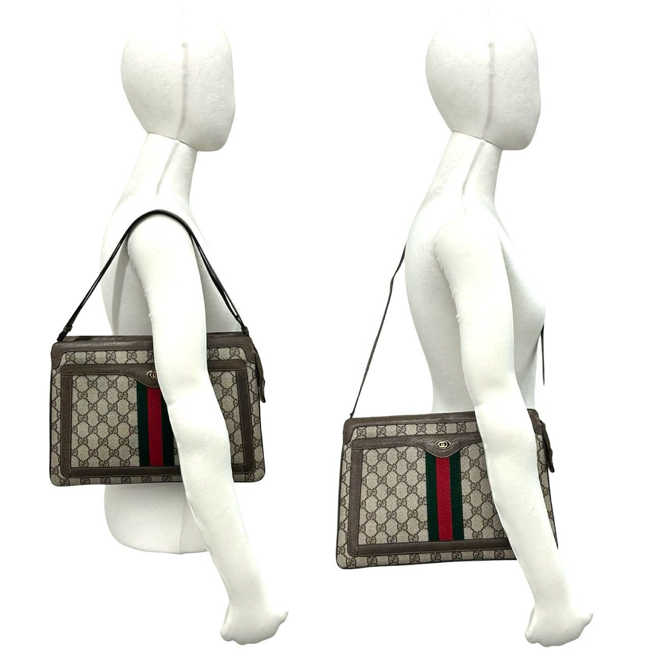Y*Y様 GUCCI オールドグッチ ショルダーバッグ GG柄 ヴィンテージ 内 極 美品 GUCCI グッチ オールドグッチ ヴィンテージ シェリーライン GG