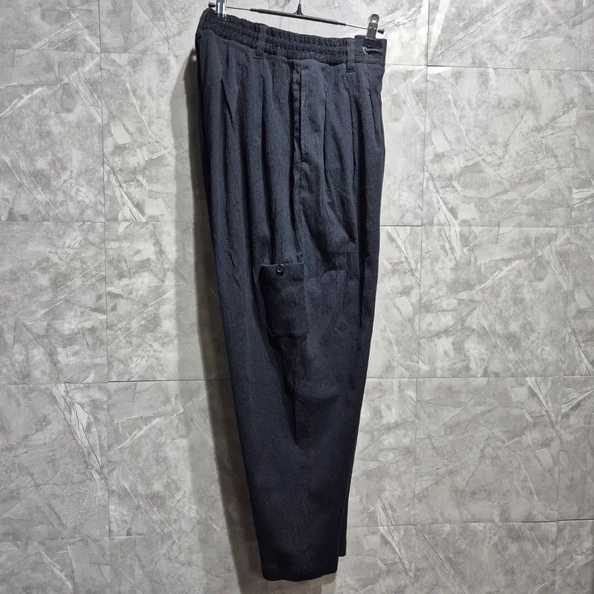 SONGZIO ソンジオメンズ 黒色 ワイド パンツ