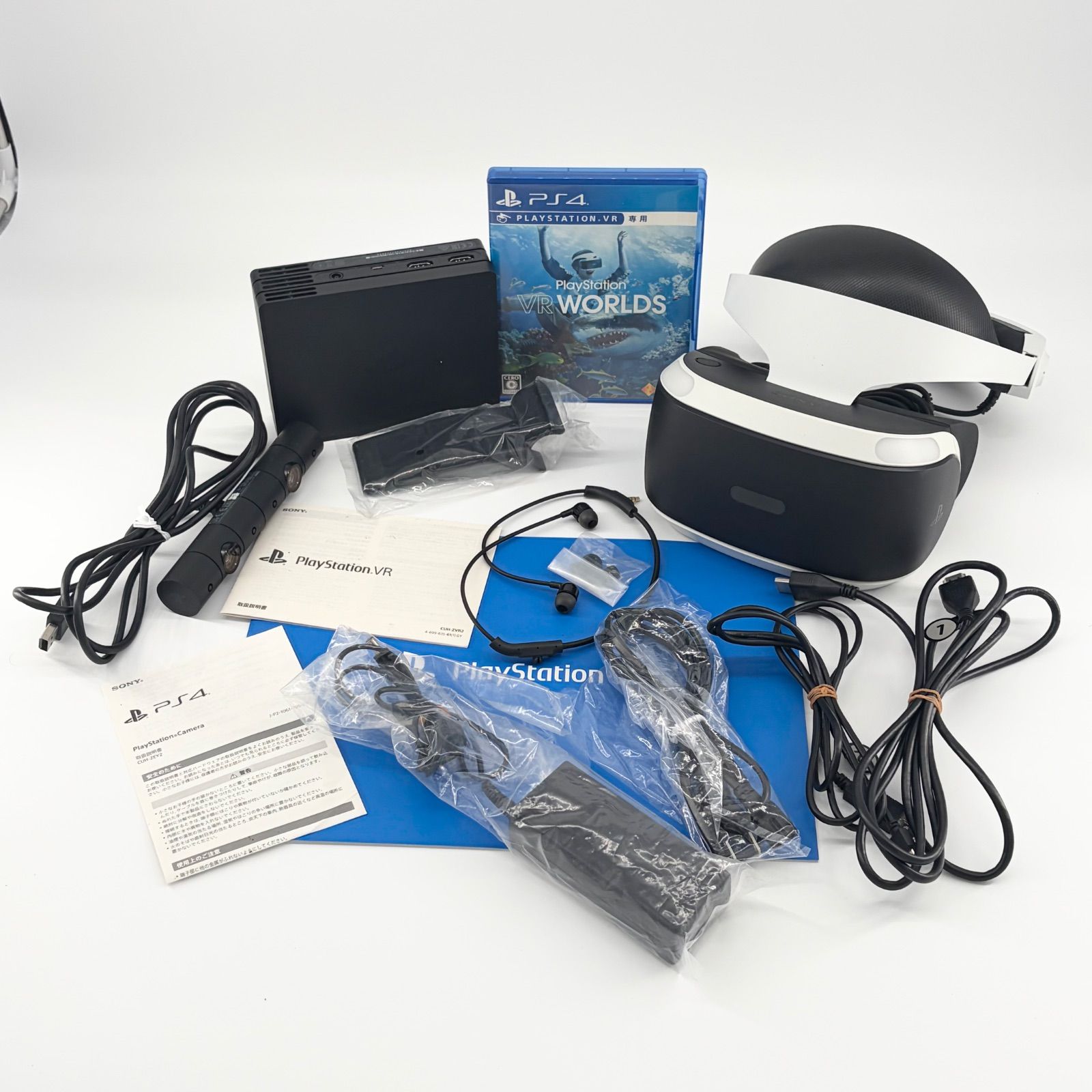 SONY PlayStation VR PS4 カメラ・ソフト付 - メルカリ