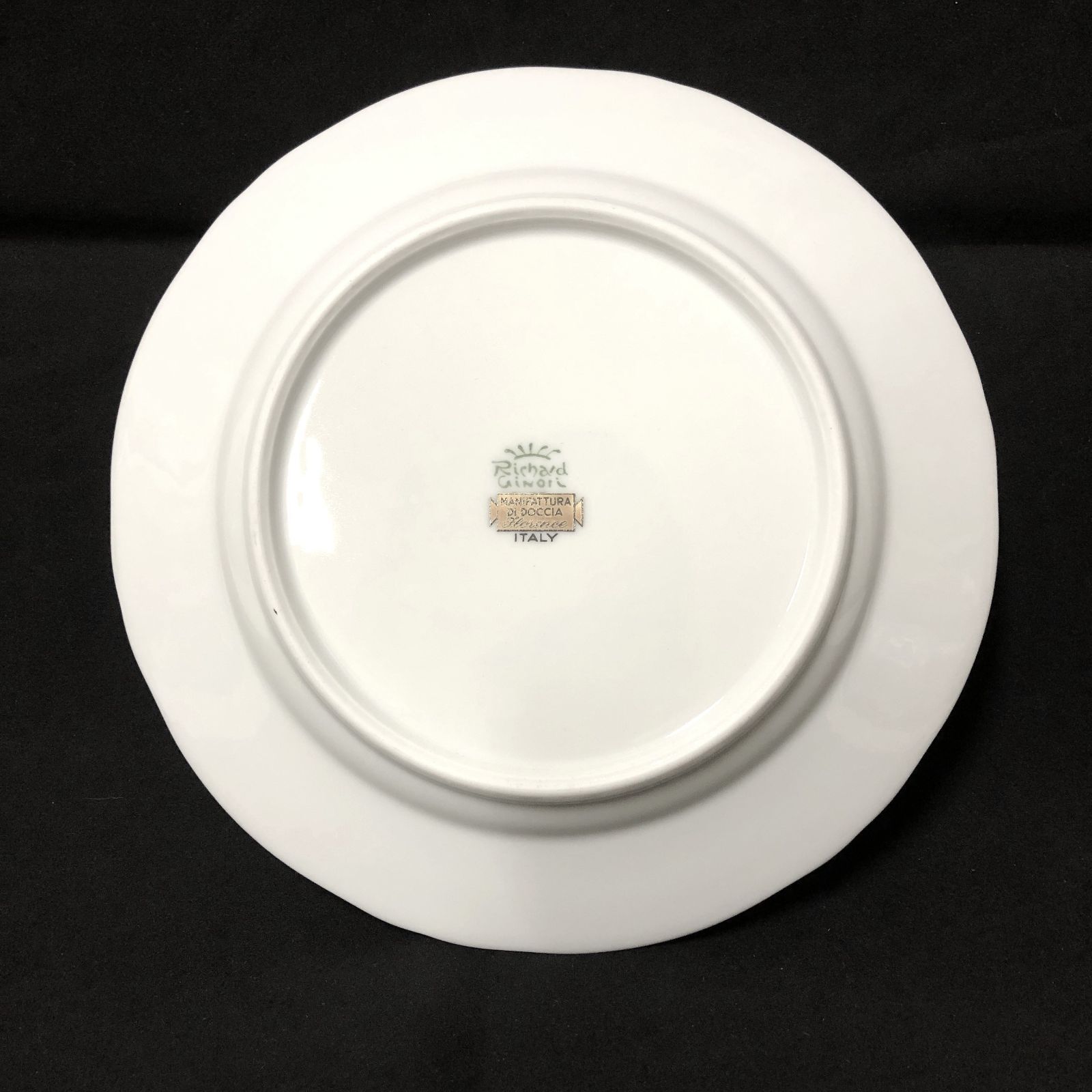 【美品】リチャードジノリ イタリアンフルーツ プレート＆クレセントプレート D1752 Richard Ginori リチャードジノリ イタリアンフルーツプレート