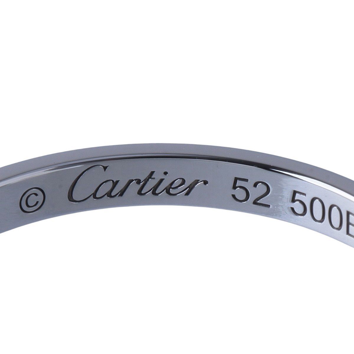 カルティエ 1895 ウェディング リング #52 幅1.9mm Pt950 保証書(2025