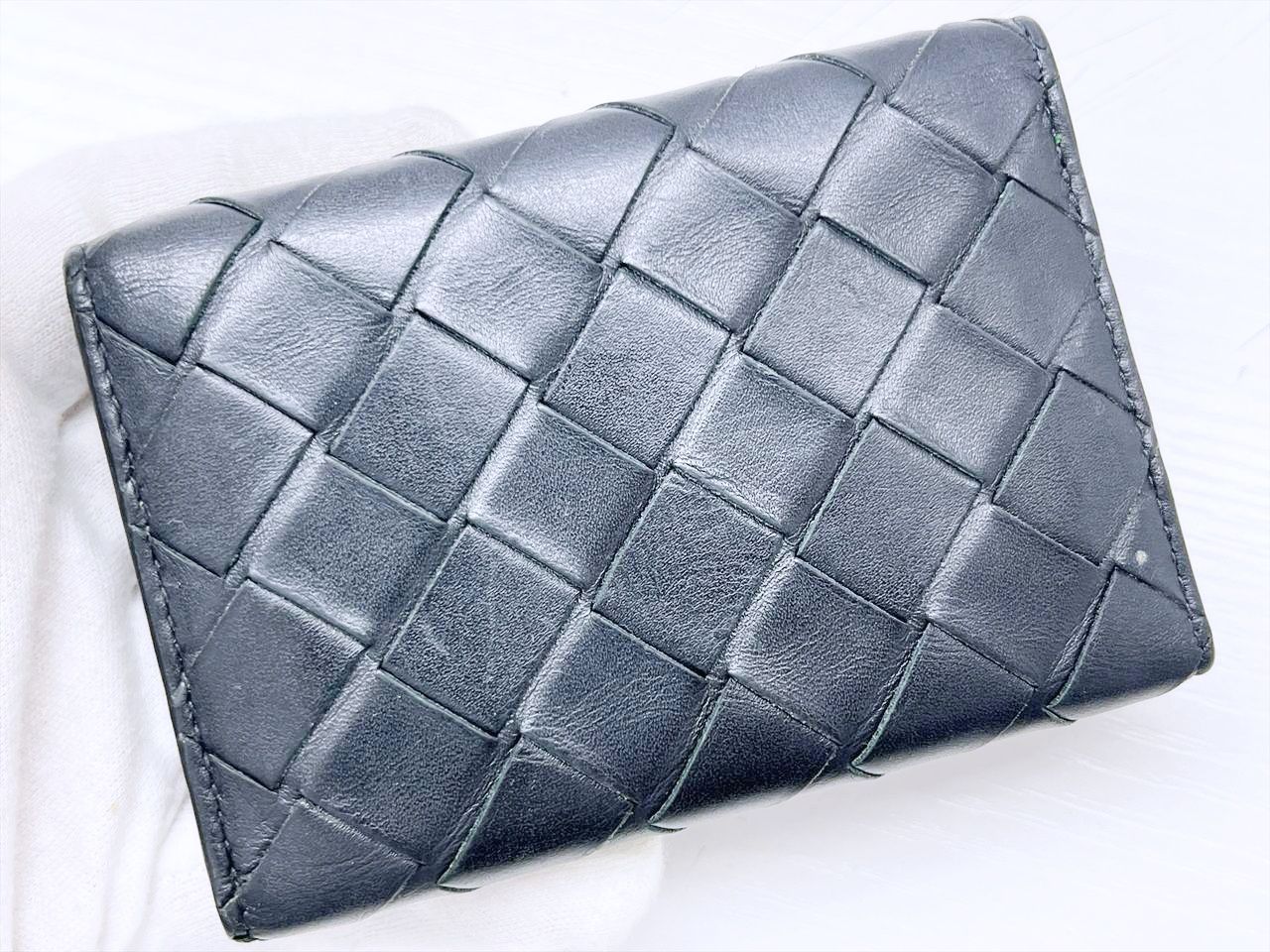 Bottega Veneta ボッテガヴェネタ イントレチャート レザー キーケース