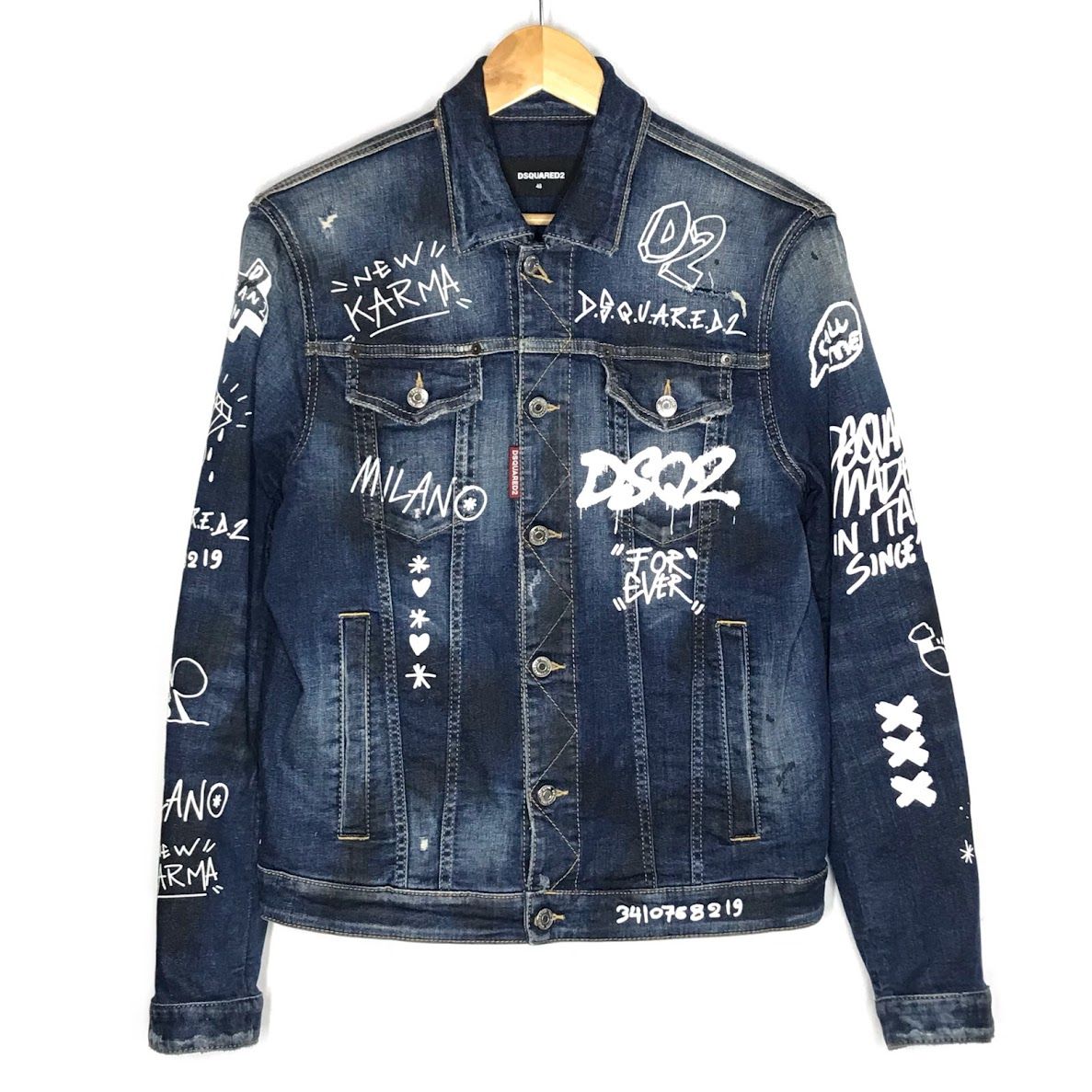 倉吉店】 中古 DSQUARED2 | ディースクエアード デニム DARK GRAFFITI