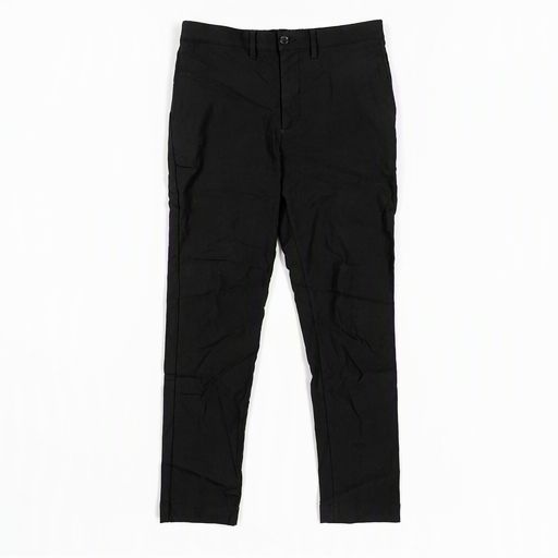 ブラック テーパードパンツ L ウエストゴム