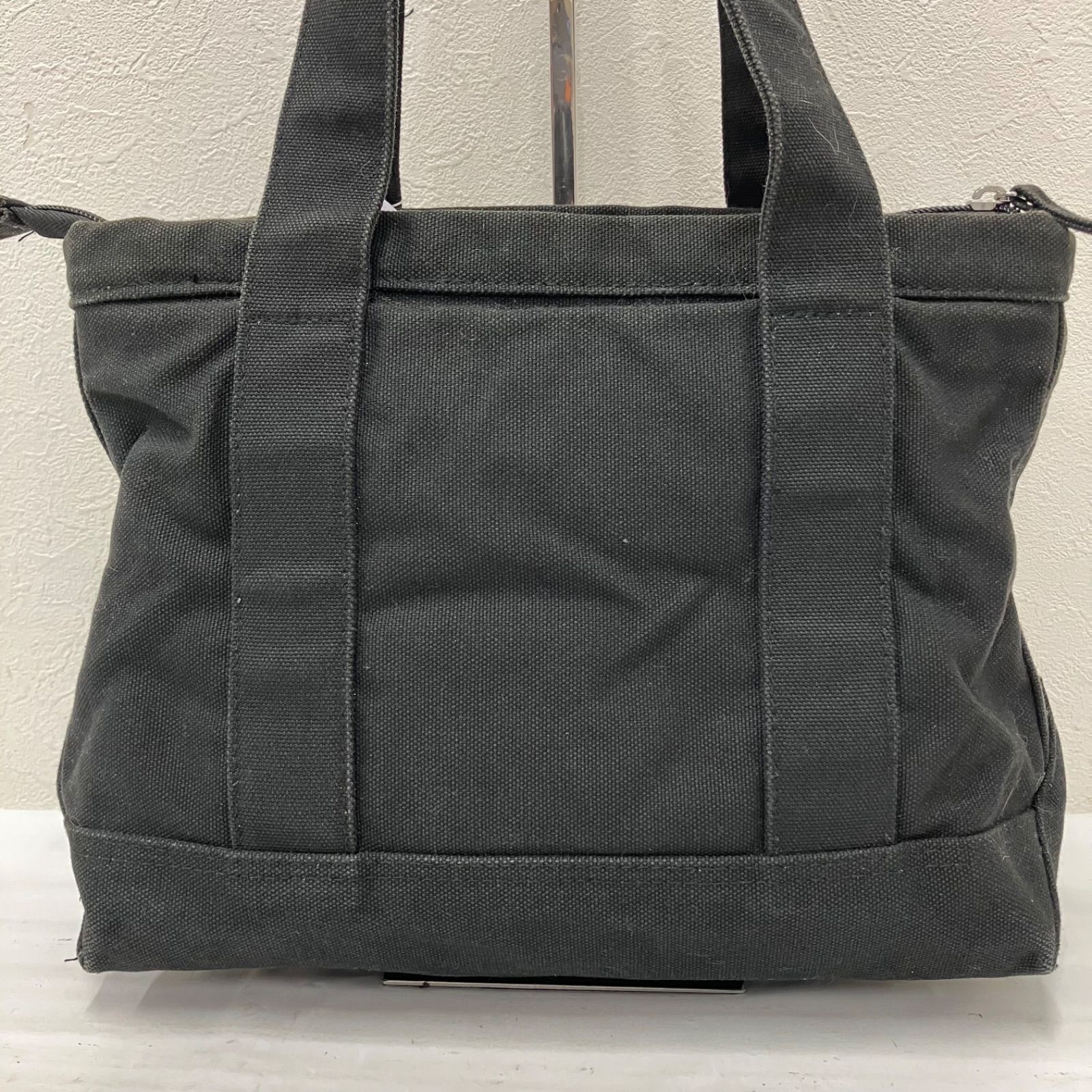 【美品 レア】ラルフローレン バッグ 「即購入可」早い者勝ち！ 9348 POLO RALPH LAUREN ポロラルフローレン トートバッグ ブラック 黒