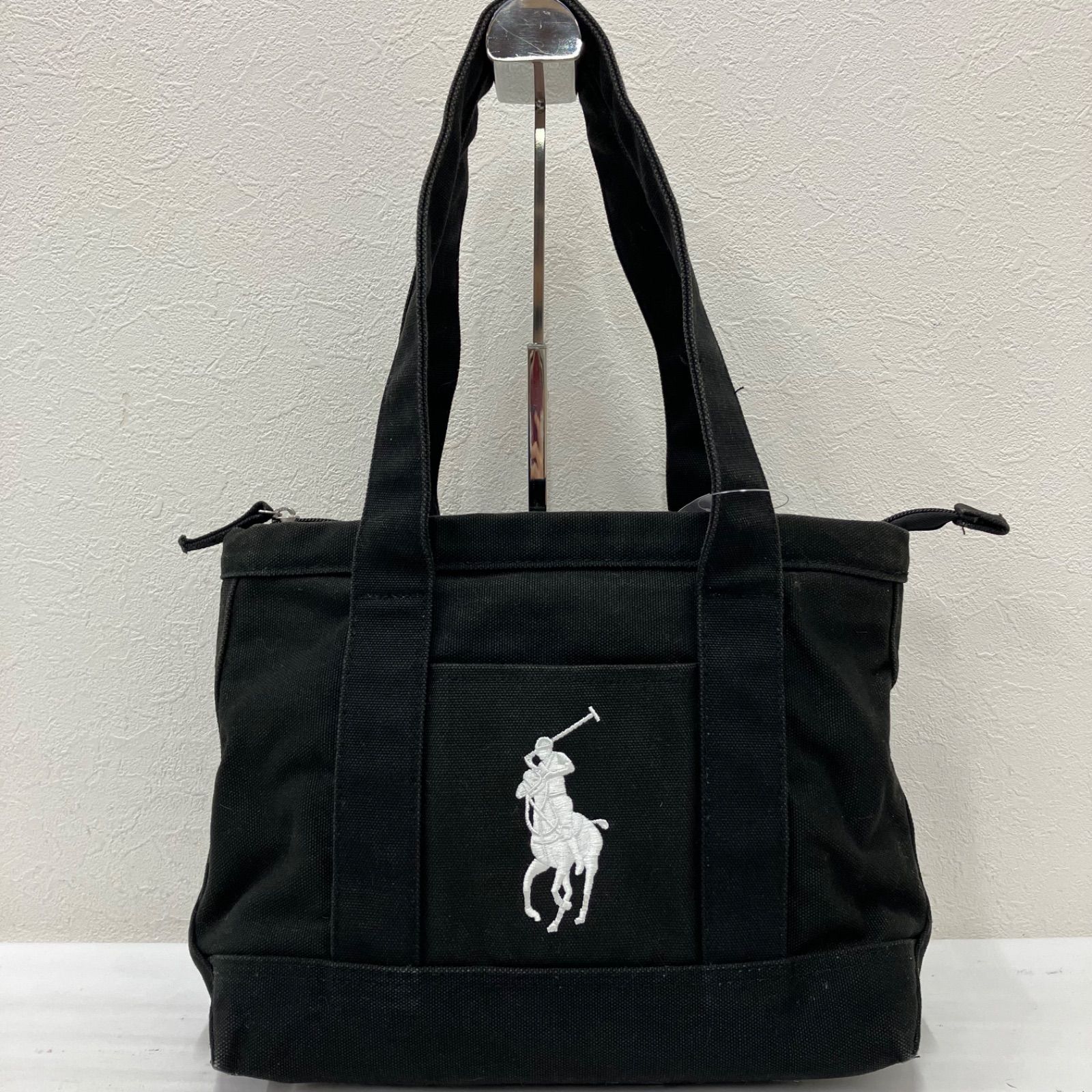 9348 POLO RALPH LAUREN ポロラルフローレン トートバッグ ブラック 黒
