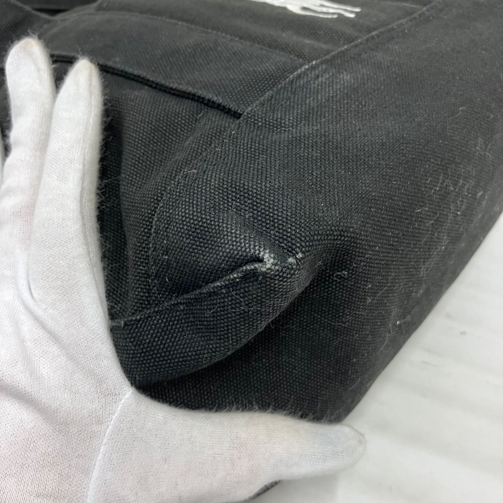 【美品 レア】ラルフローレン バッグ 「即購入可」早い者勝ち！ 9348 POLO RALPH LAUREN ポロラルフローレン トートバッグ ブラック 黒