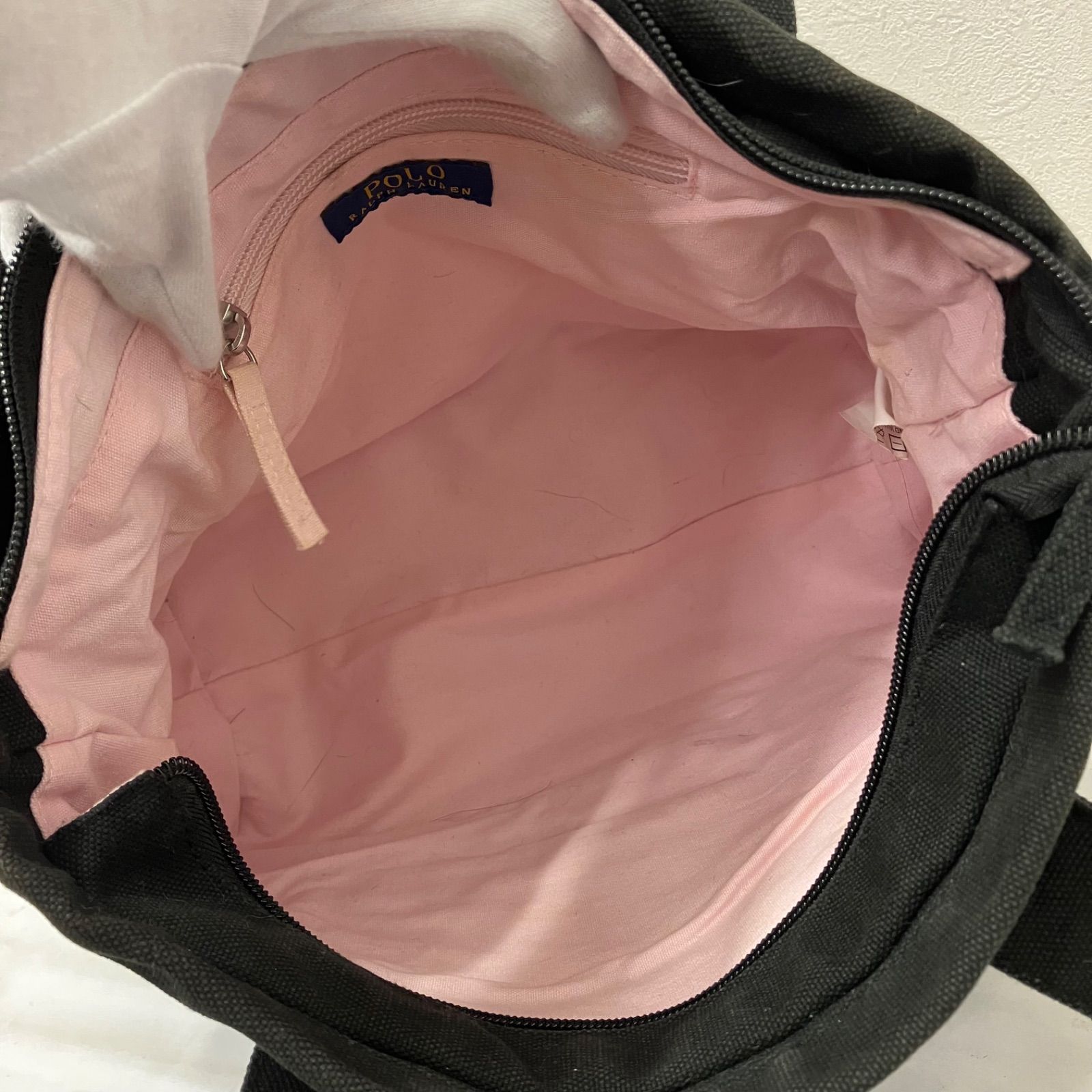 9348 POLO RALPH LAUREN ポロラルフローレン トートバッグ ブラック 黒