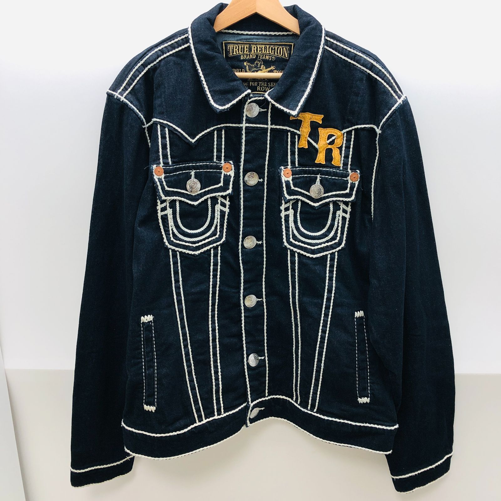 TRUE RELIGION メンズ デニムジャケット Lサイズ アウター トゥルー