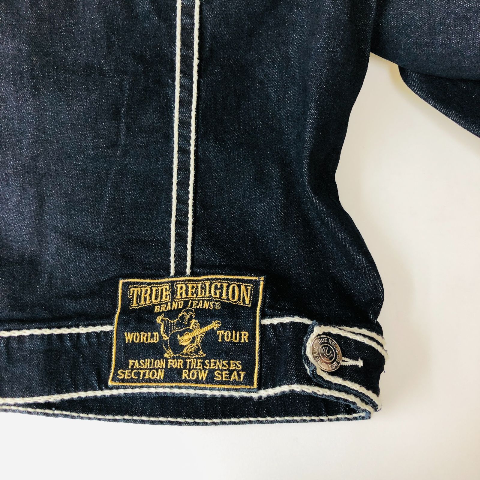 TRUE RELIGION メンズ デニムジャケット Lサイズ アウター トゥルー