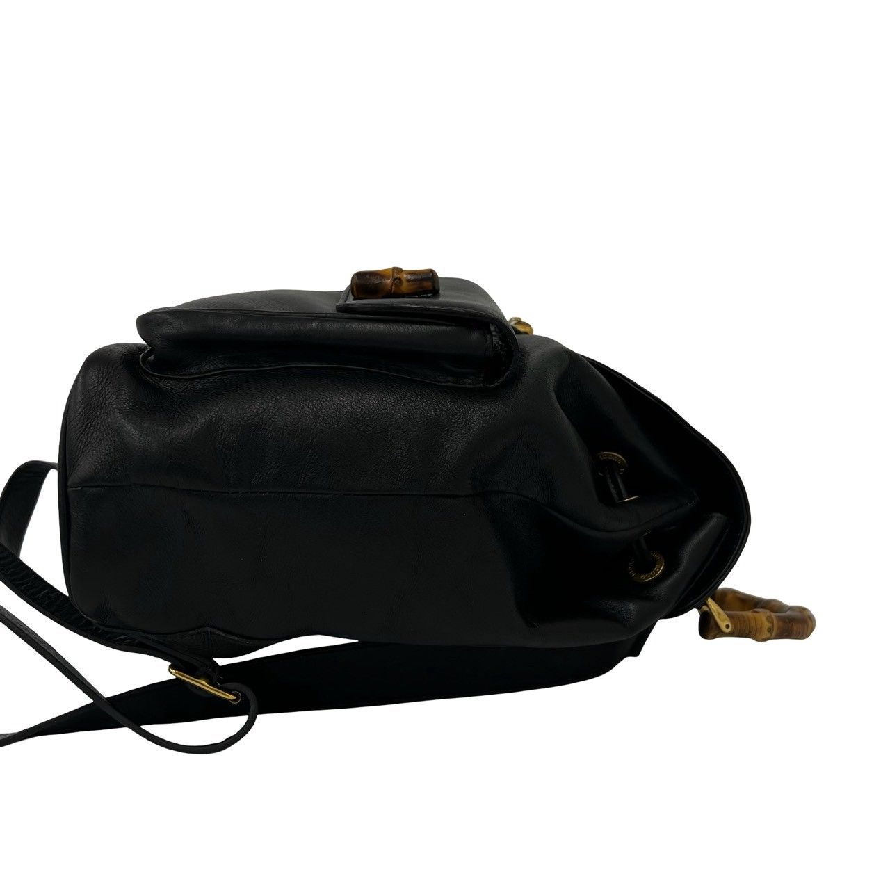 極 美品 GUCCI グッチ オールドグッチ ヴィンテージ バンブー レザー