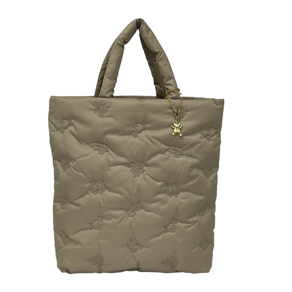 FEILER(フェイラー) トートバッグ美品 ベージュ 中綿/キルティング 10,575円
