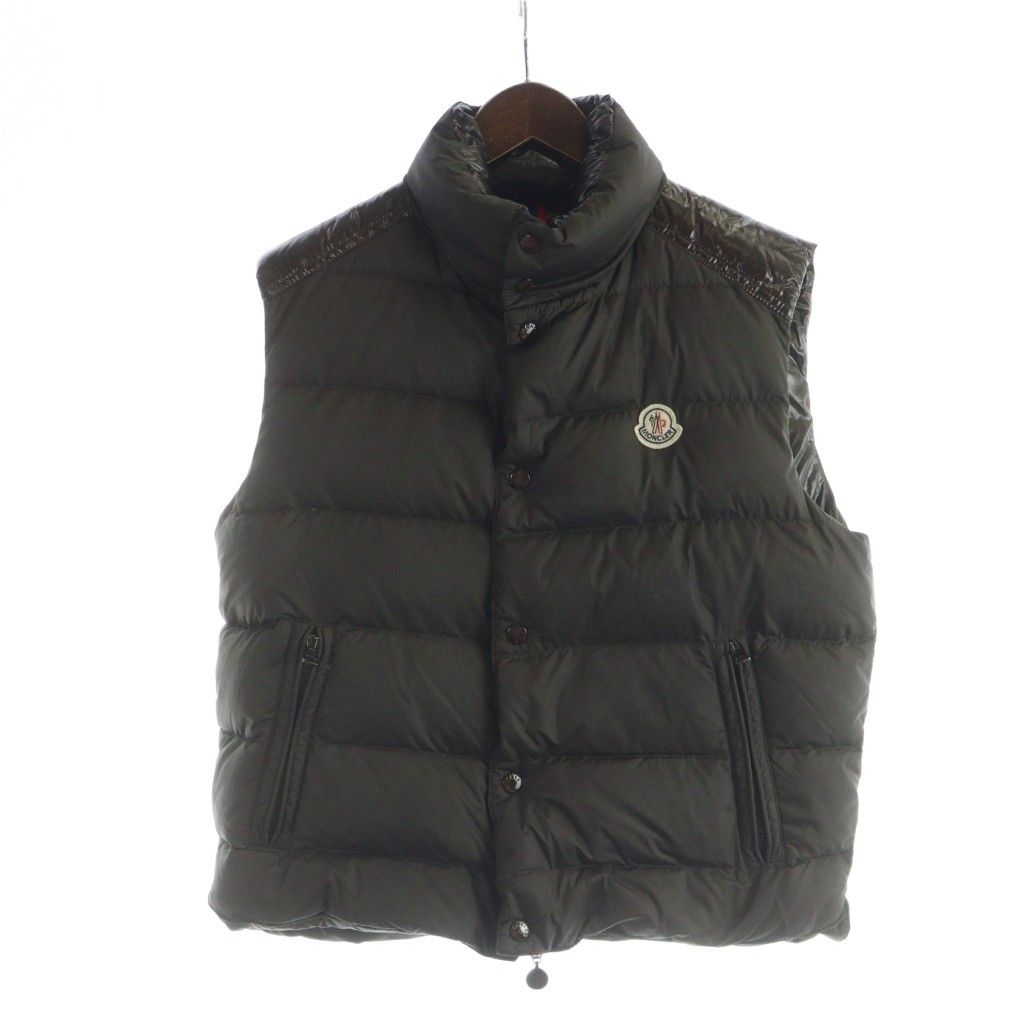 モンクレール MONCLER ベスト ダウン ジップアップ ロゴ 2 S チャコールグレー ■GY18 /MQ 26,585円