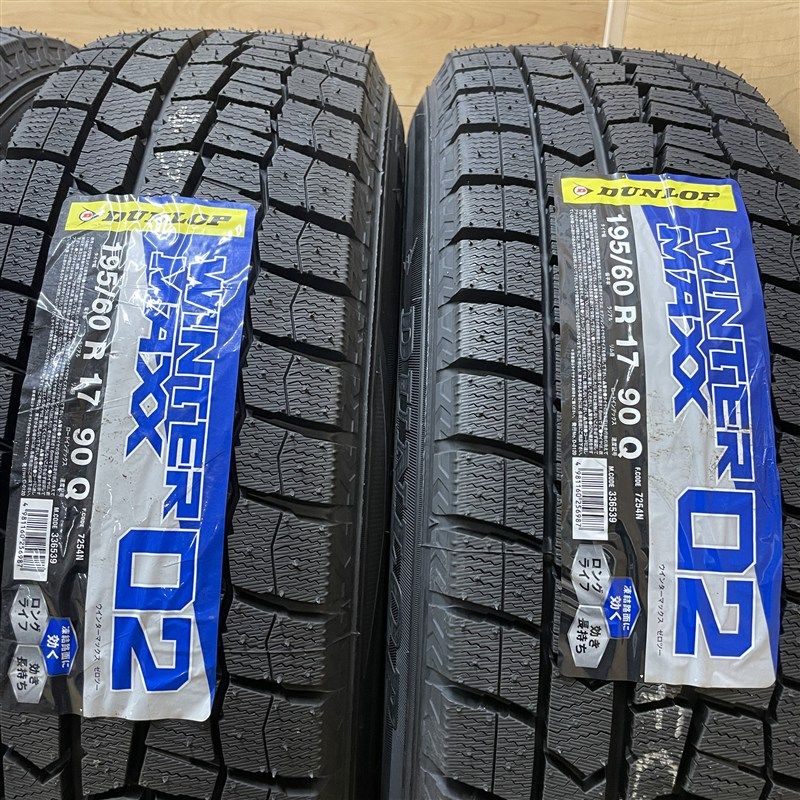 60 プリウス 等 2025年製 新品 ダンロップ WM02 195/60R17 アクセル