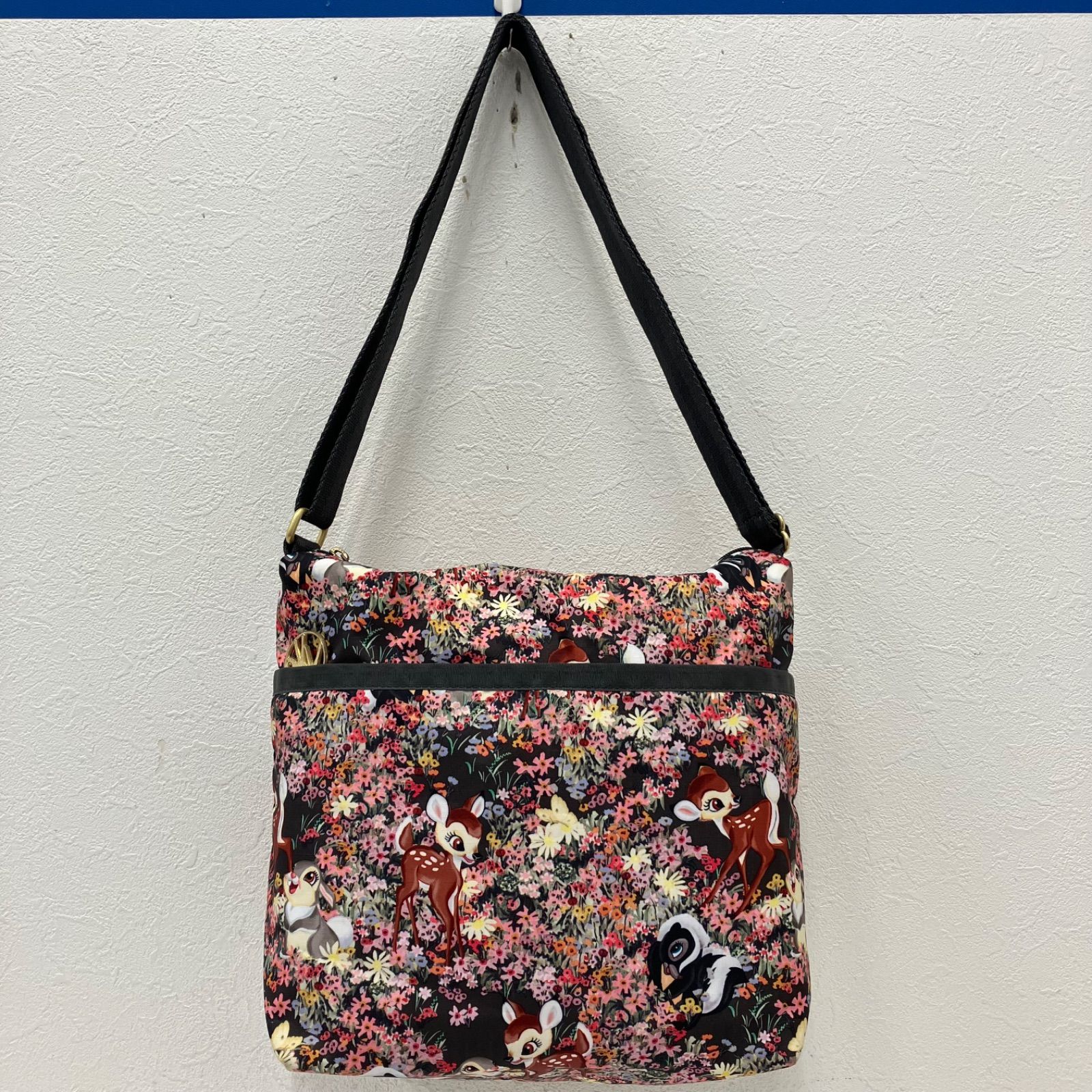 9322 LeSportsac レスポートサック bambi バンビ コラボ ショルダー