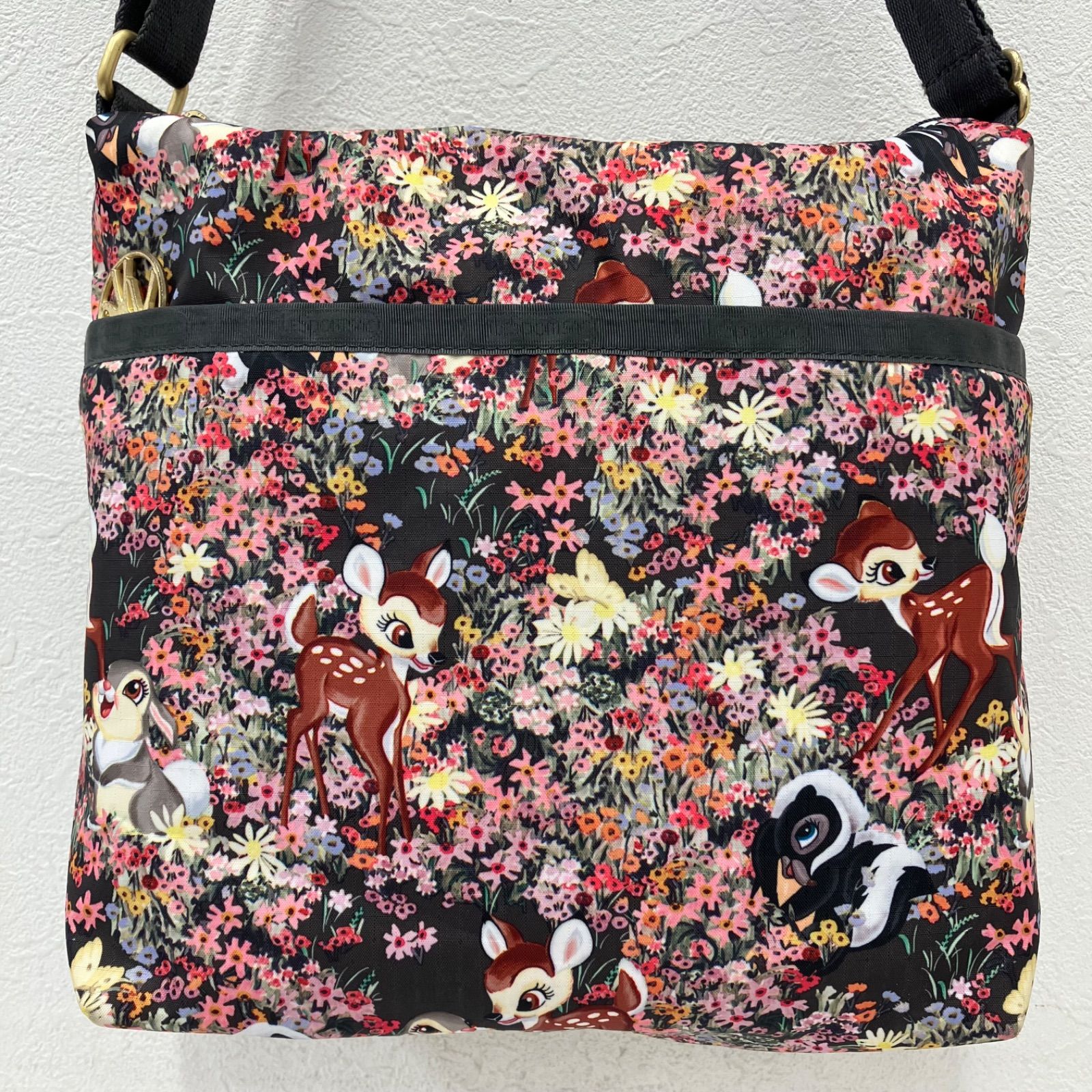 9322 LeSportsac レスポートサック bambi バンビ コラボ ショルダー