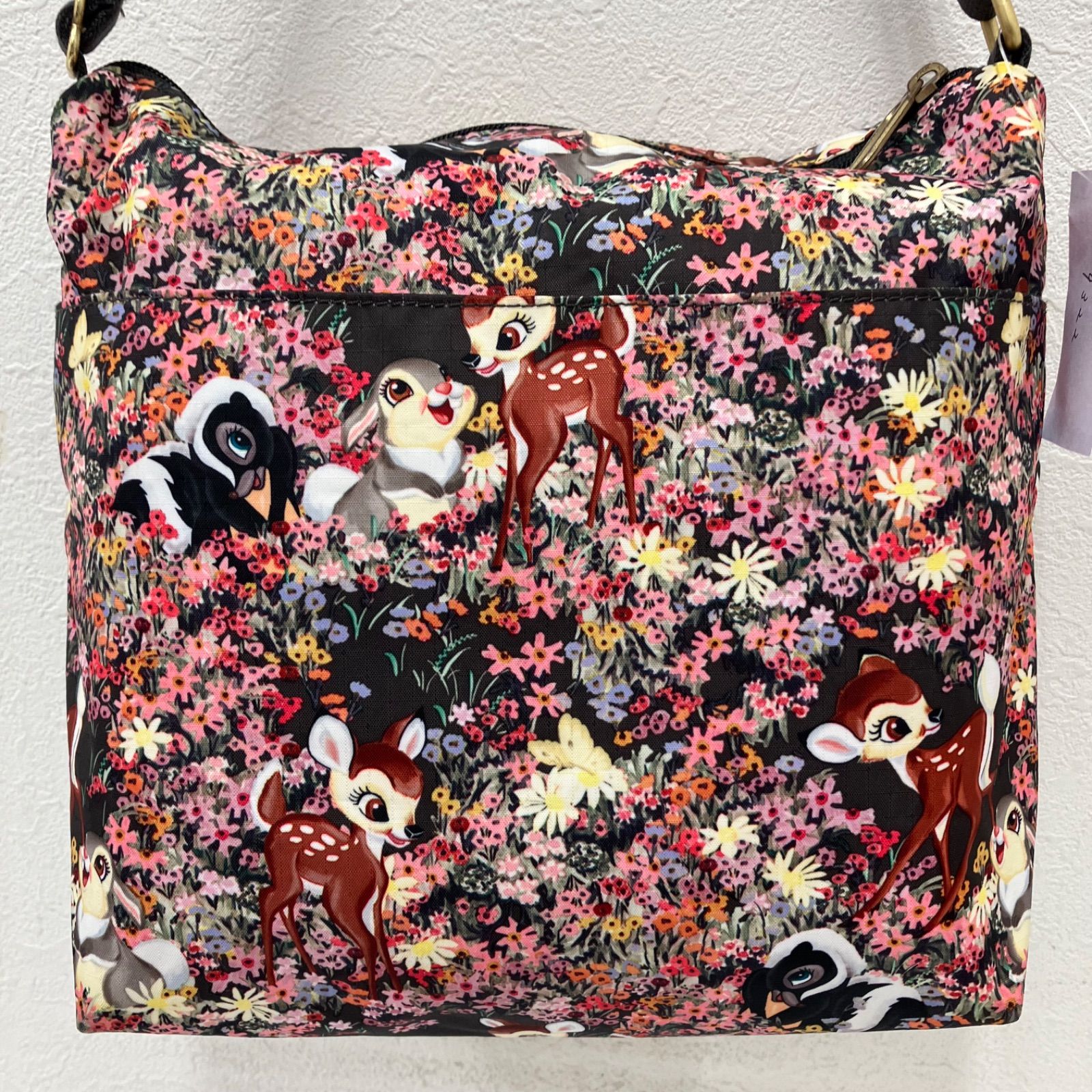 9322 LeSportsac レスポートサック bambi バンビ コラボ ショルダー