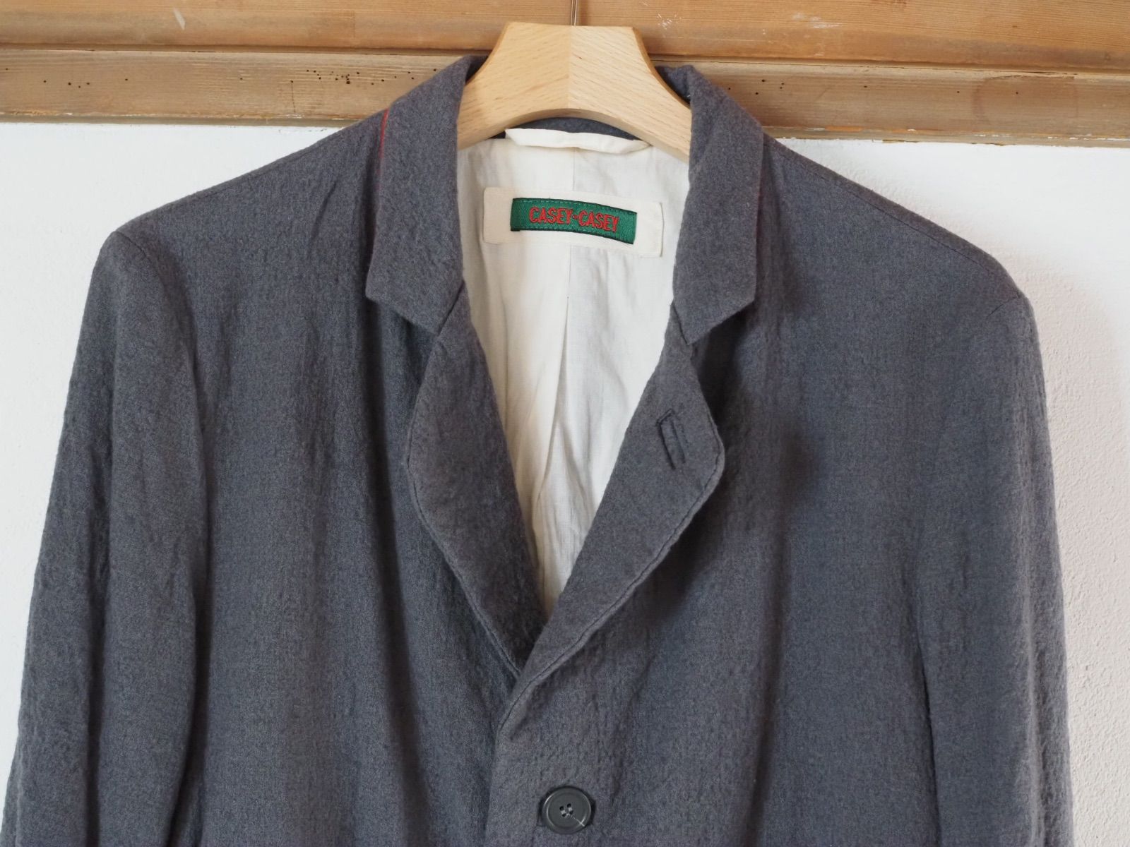 CASEY CASEY グレー ウールジャケット サイズM MADE IN FRANCE